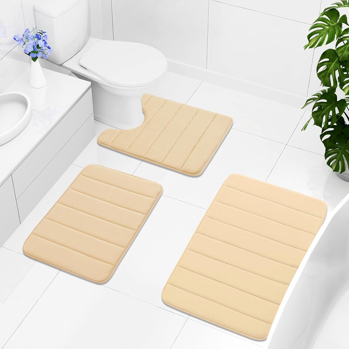 Memory Bathroom Rugs - Stripe