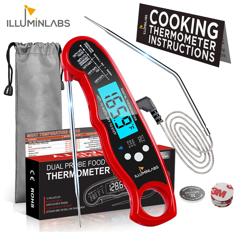 Dual Probe Digital Meat Thermometer IlluminLabs Store