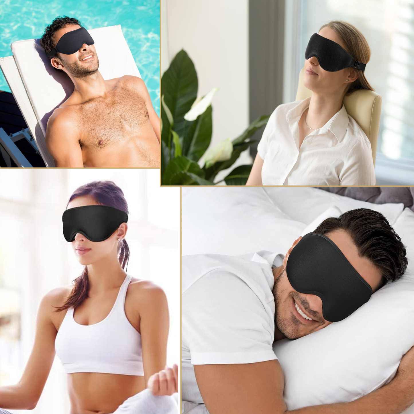 Memory Foam 3D Sleep Mask