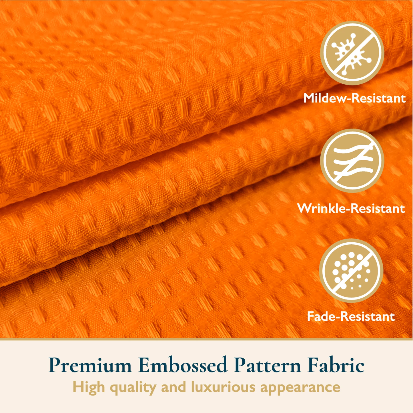 Shower Curtain-Embossed Pattern