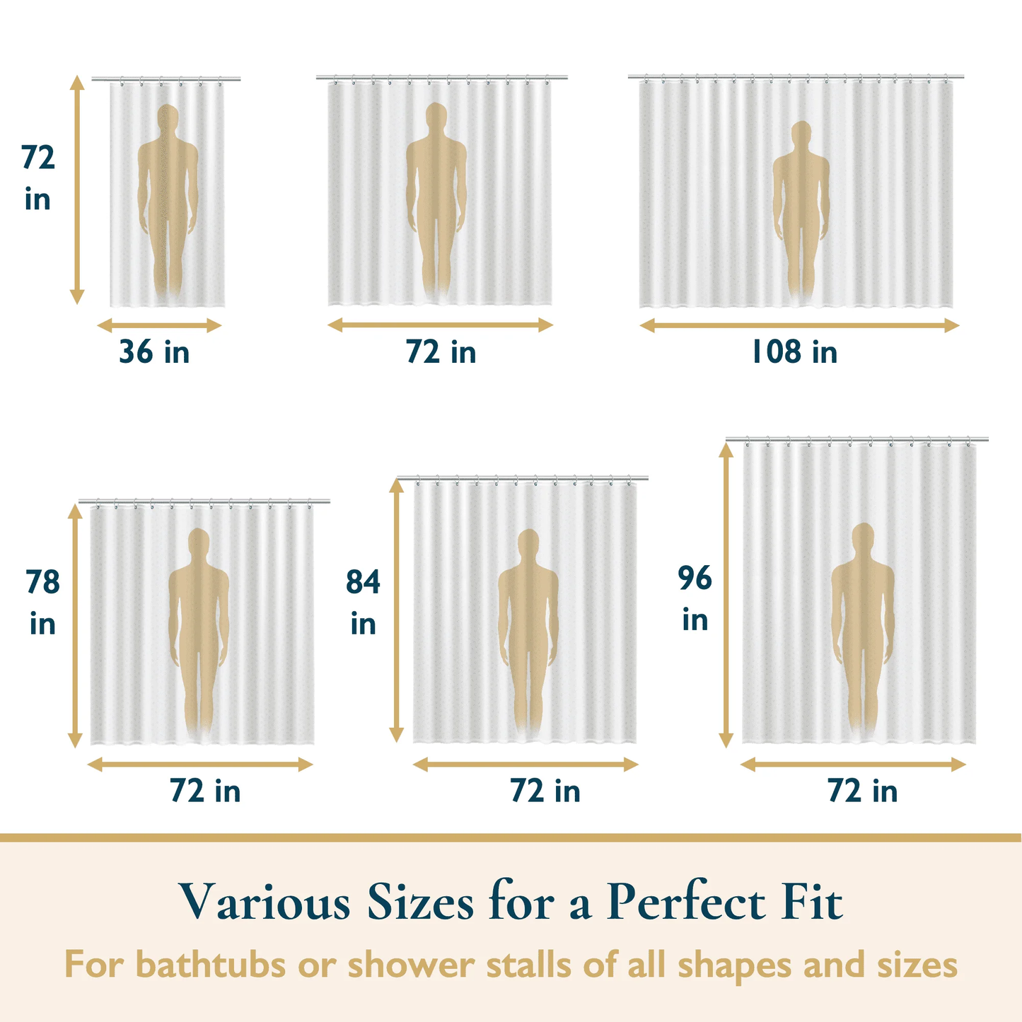 Shower Curtain-Embossed Pattern