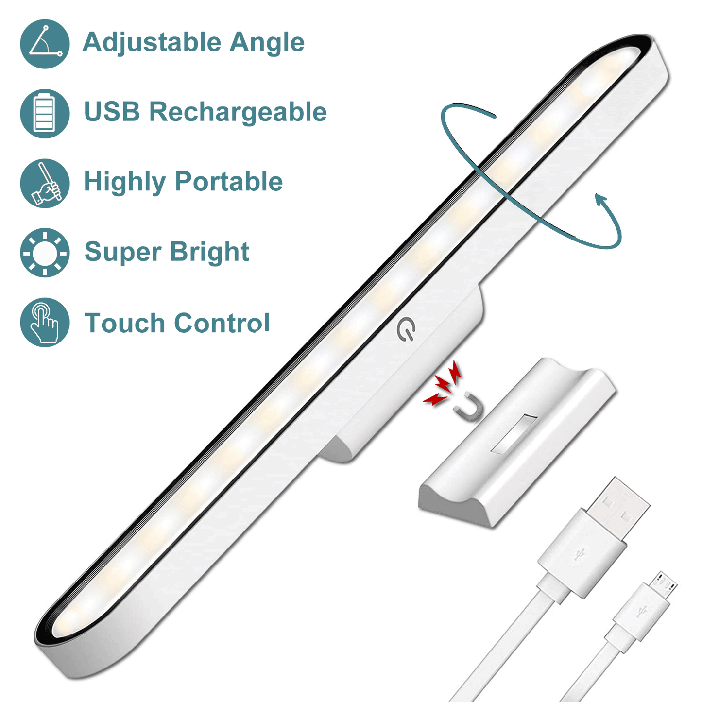 Rechargeable 28 LED Under Cabinet Lights