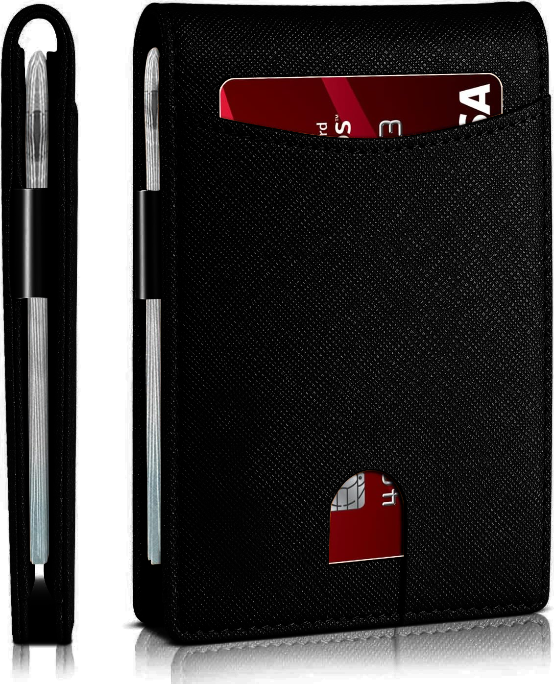 Men‘s Wallet with Money Clip - RFID Blocking Wallet
