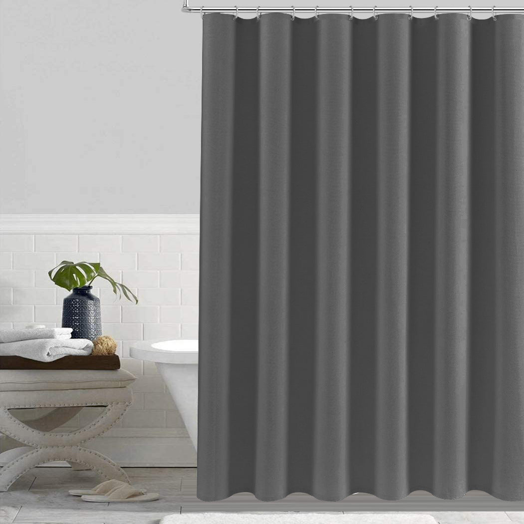 ComfiTime Shower Curtain/Liner with Hooks - 2-in-1 Water-Repellent TPU Coating