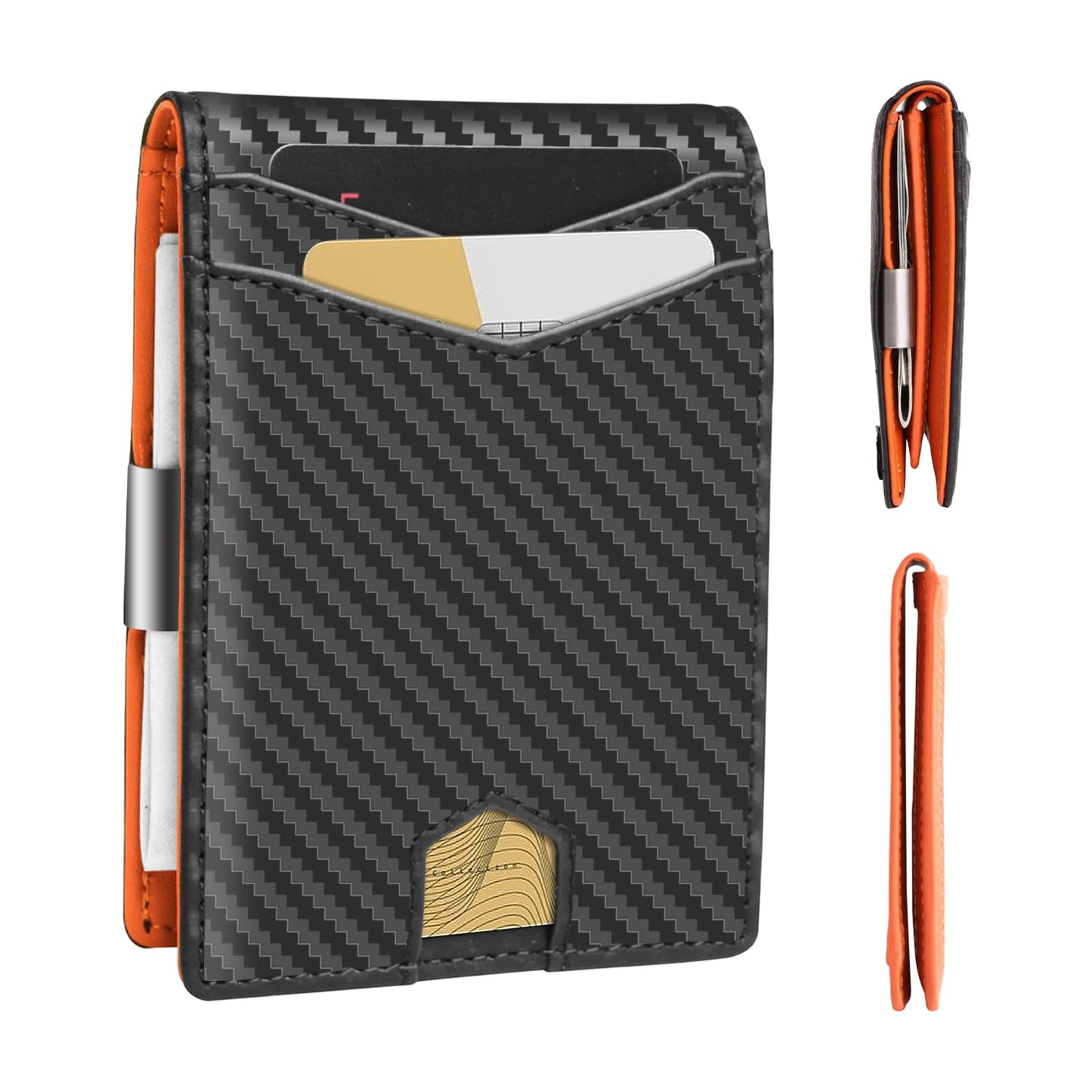 Men‘s Wallet with Money Clip - RFID Blocking Wallet