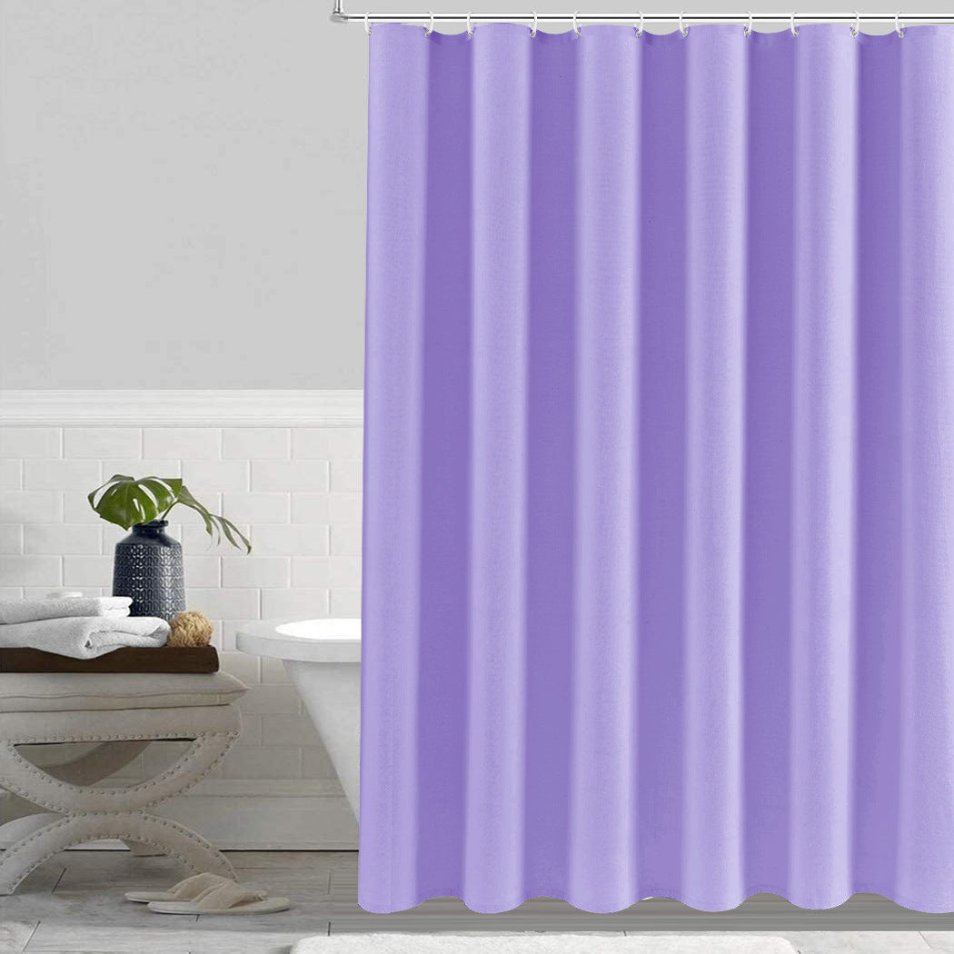 ComfiTime Shower Curtain/Liner with Hooks - 2-in-1 Water-Repellent TPU Coating