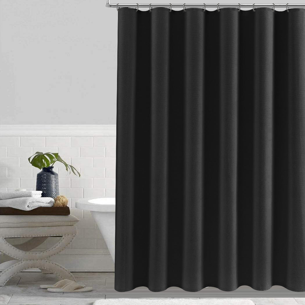 ComfiTime Shower Curtain/Liner with Hooks - 2-in-1 Water-Repellent TPU Coating