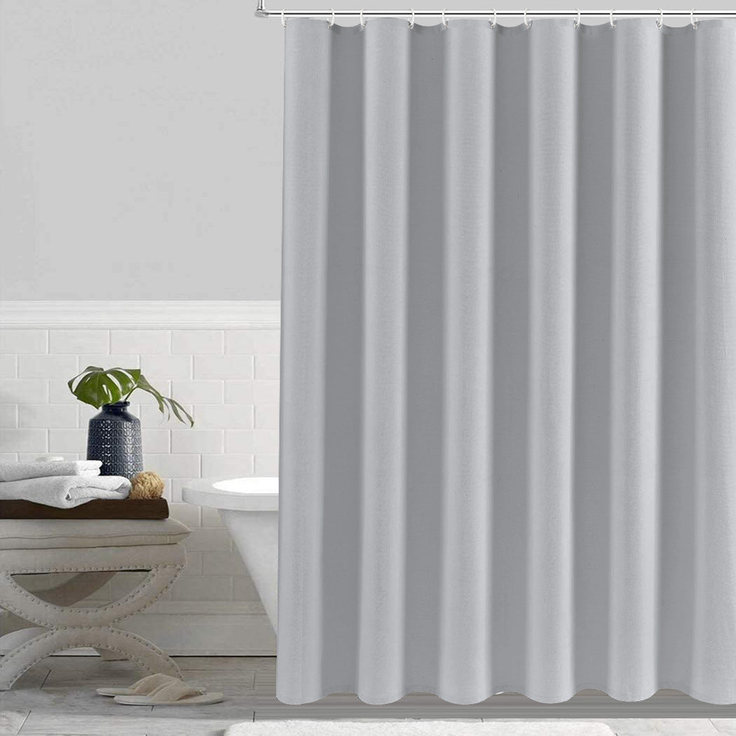 ComfiTime Shower Curtain/Liner with Hooks - 2-in-1 Water-Repellent TPU Coating