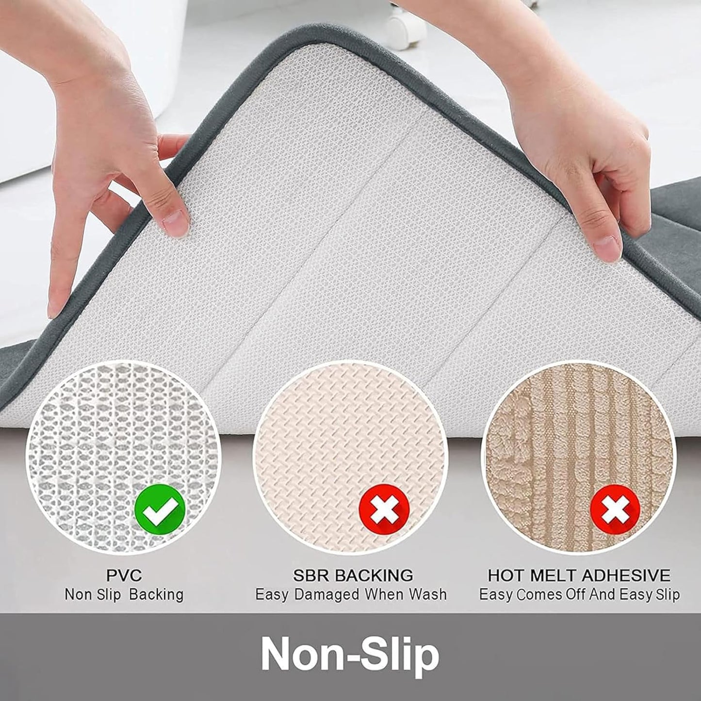 Memory Bathroom Rugs - Stripe