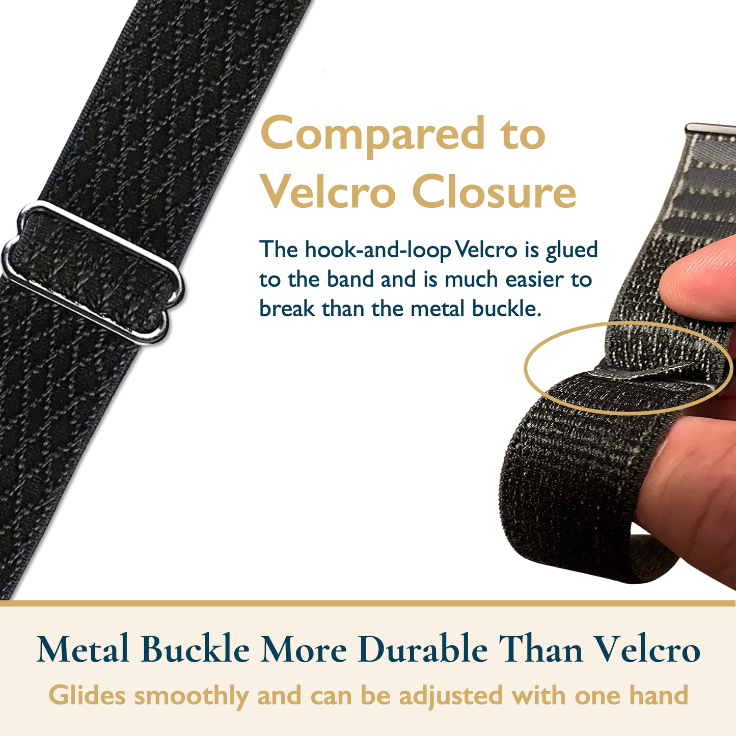 Stretchy Nylon Apple Watch Band, 3 Pack
