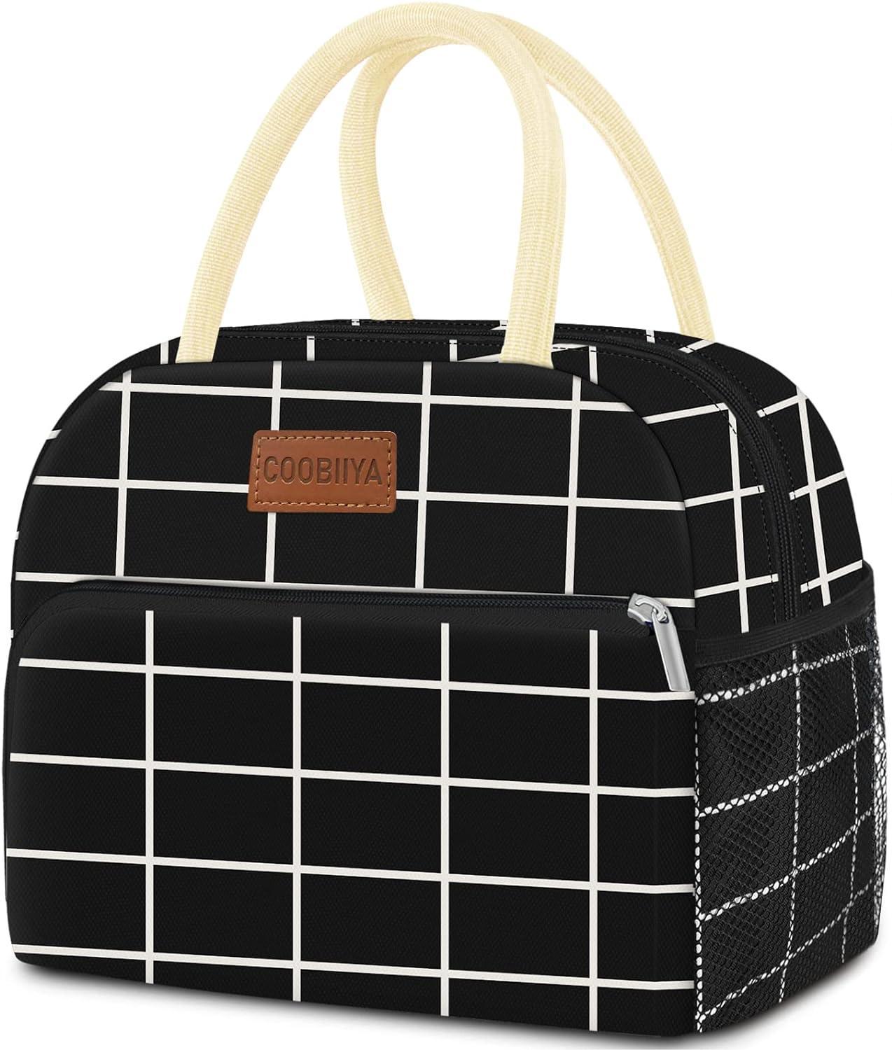 Insulated Lunch Bog for Women, Large Capacity Cooler Box