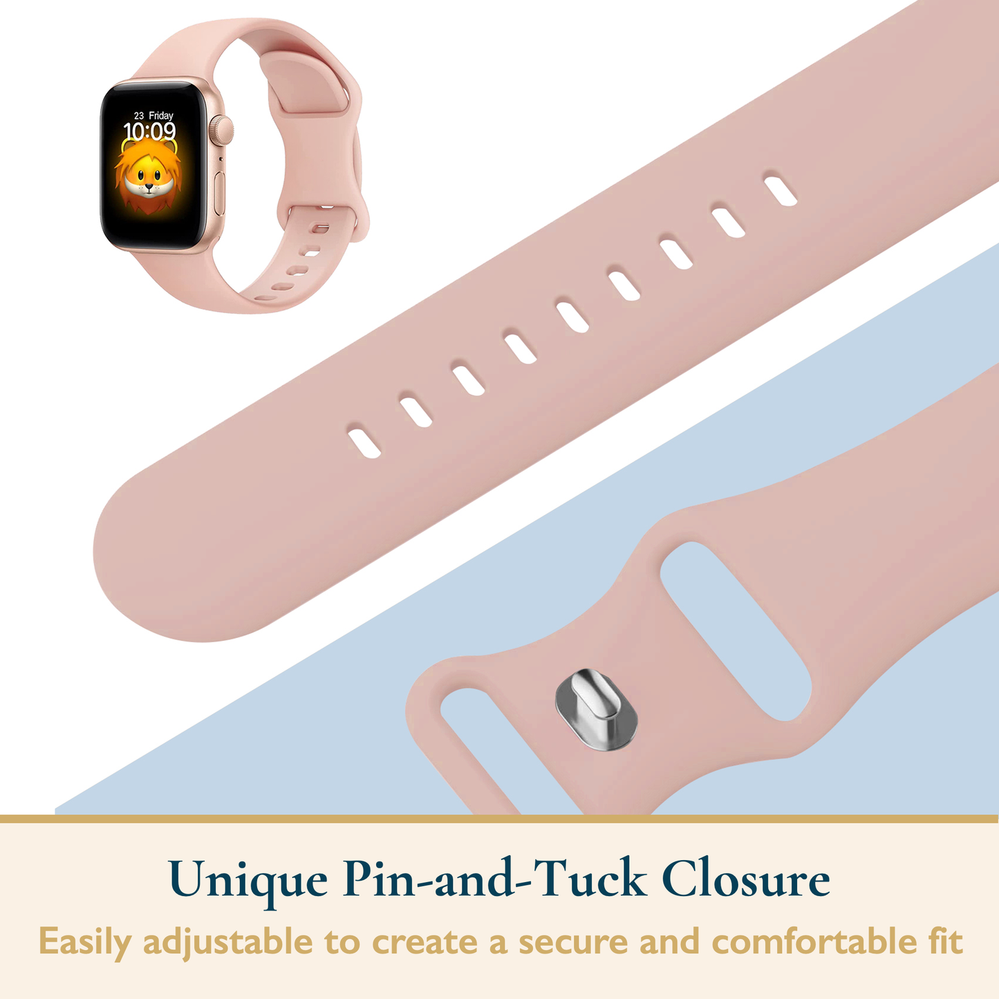Silicone Apple Watch Sport Band, 6 Pack