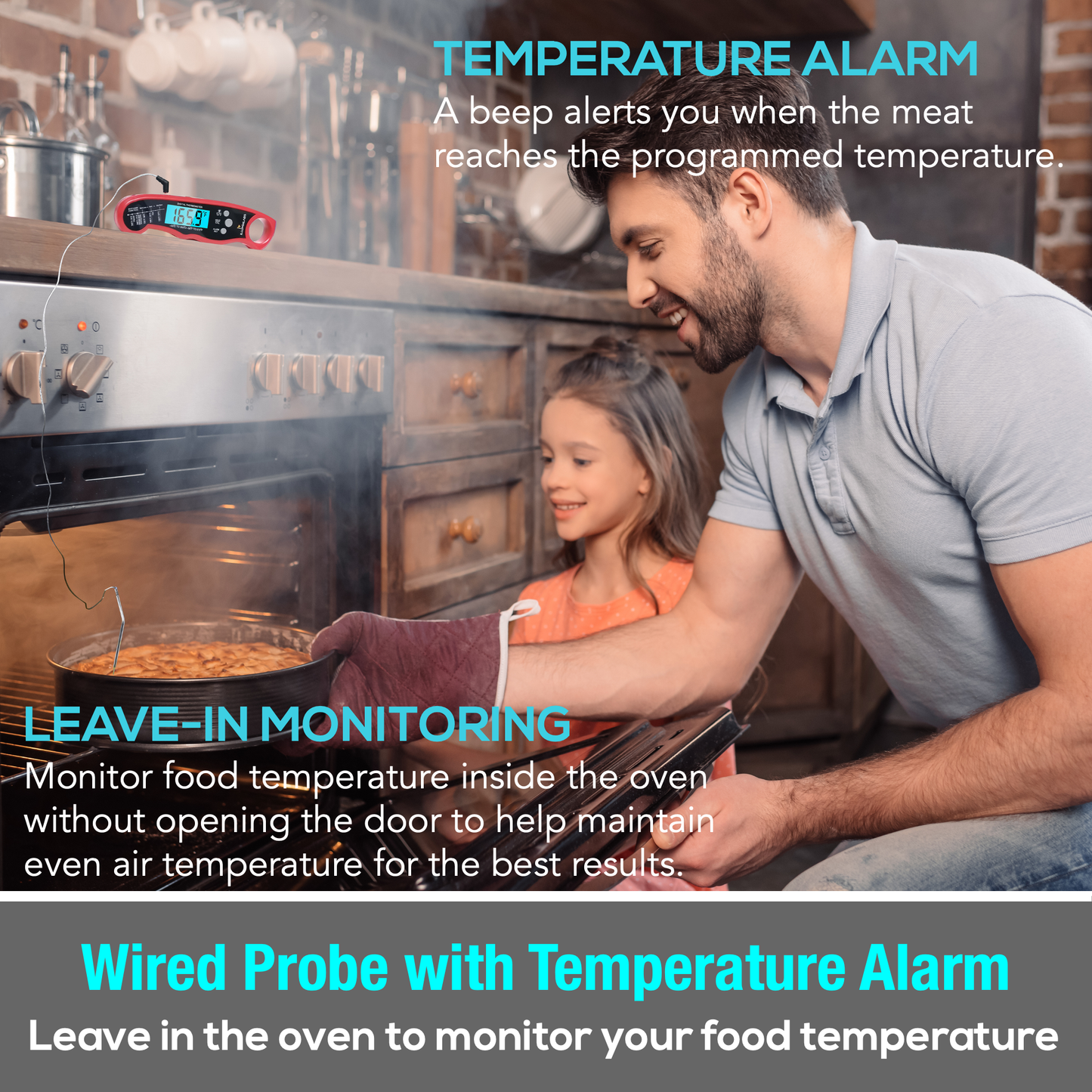 Dual Probe Digital Meat Thermometer