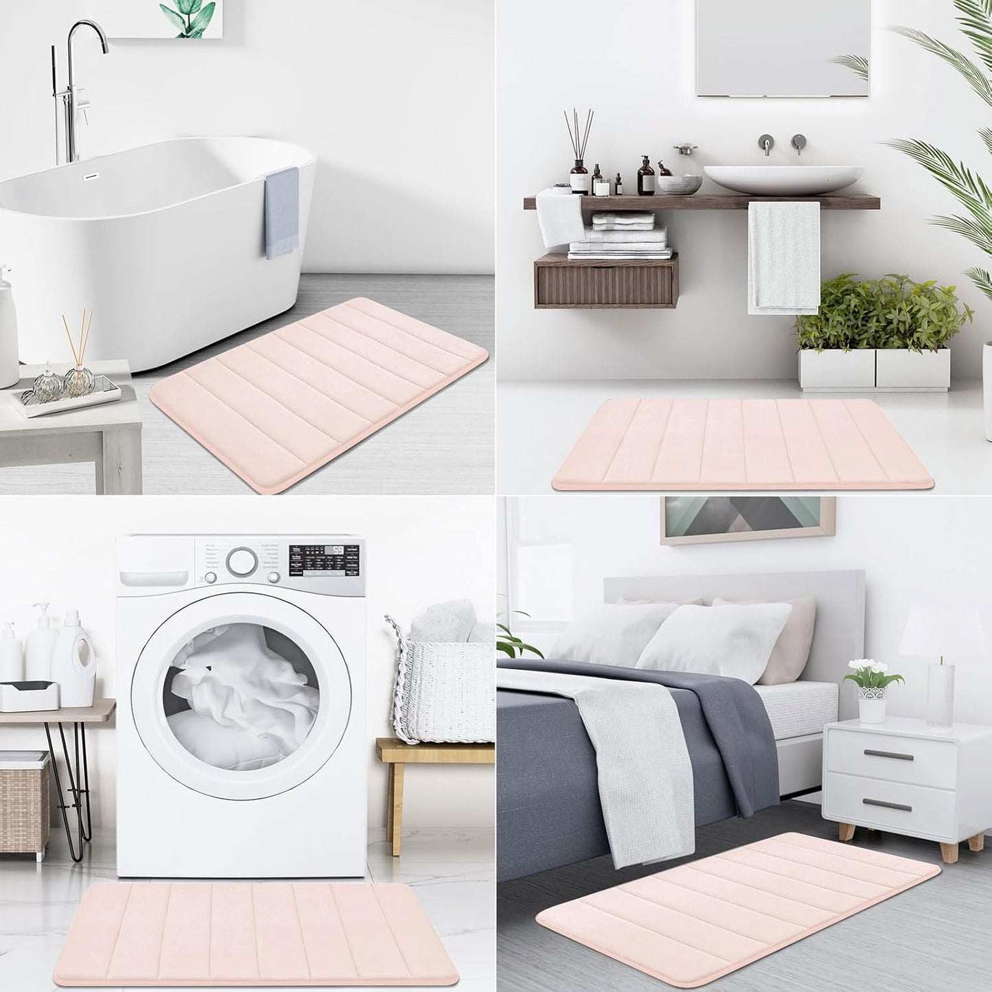 Memory Bathroom Rugs - Stripe