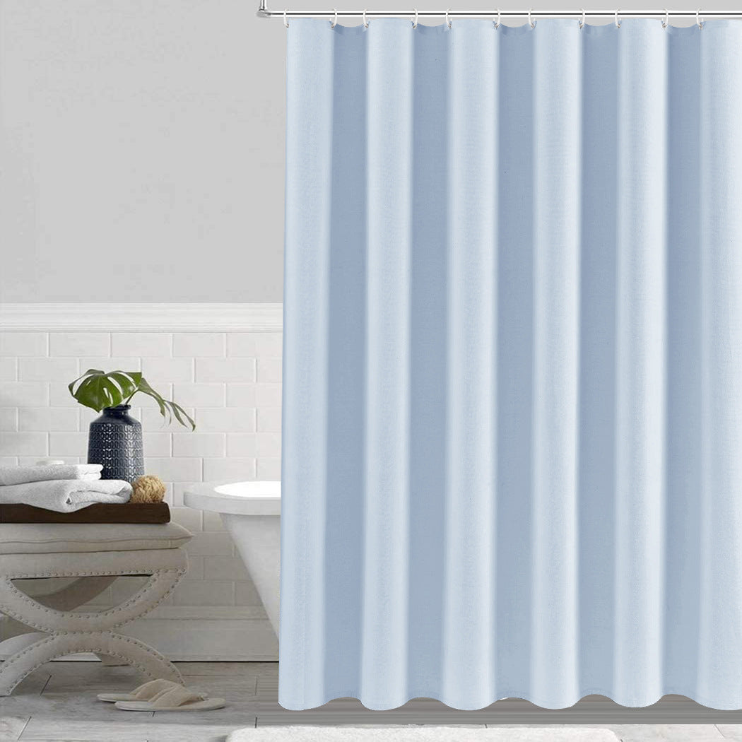 ComfiTime Shower Curtain/Liner with Hooks - 2-in-1 Water-Repellent TPU Coating