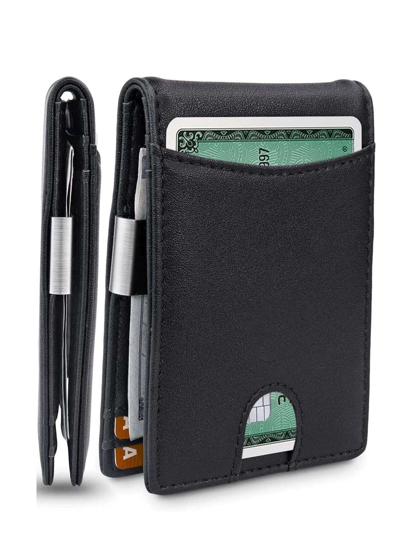 Men‘s Wallet with Money Clip - RFID Blocking Wallet