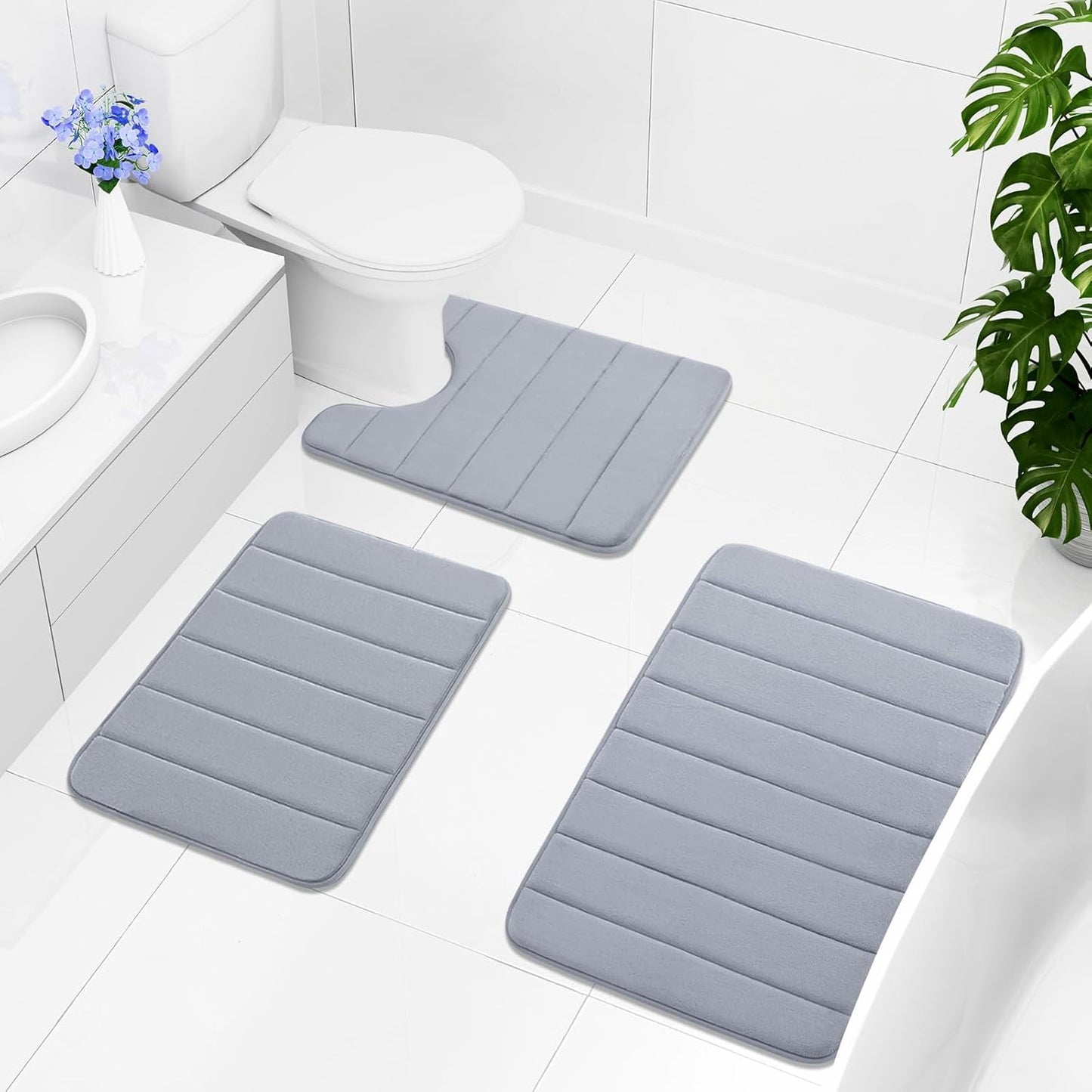Memory Bathroom Rugs - Stripe