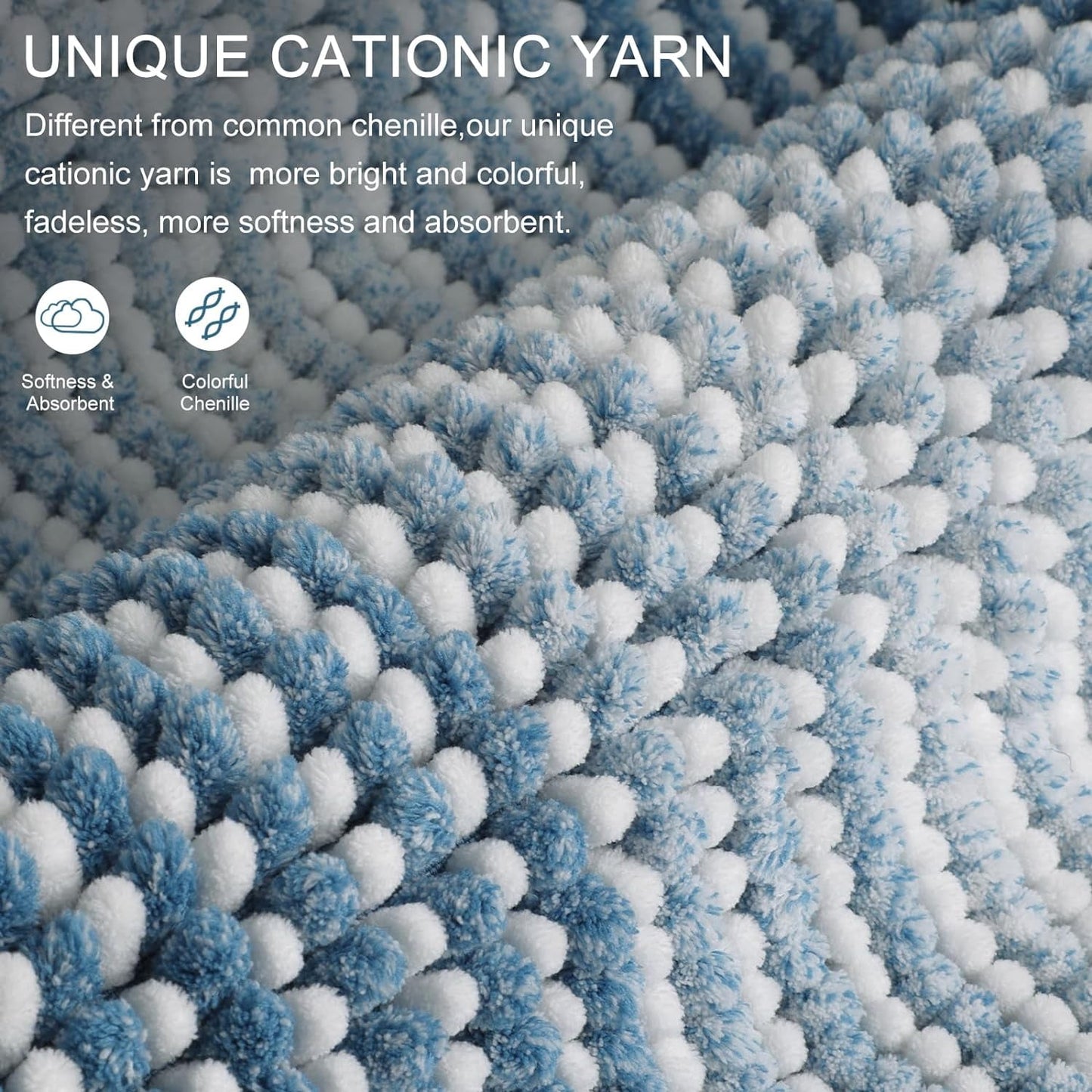 Bathroom Rugs-Gradient