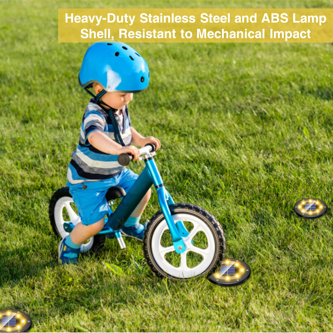 Solar Ground Light With Stainless-Steel Casing