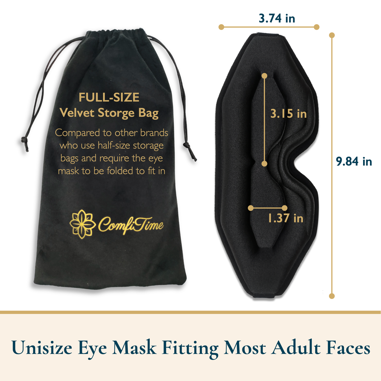 Memory Foam 3D Sleep Mask