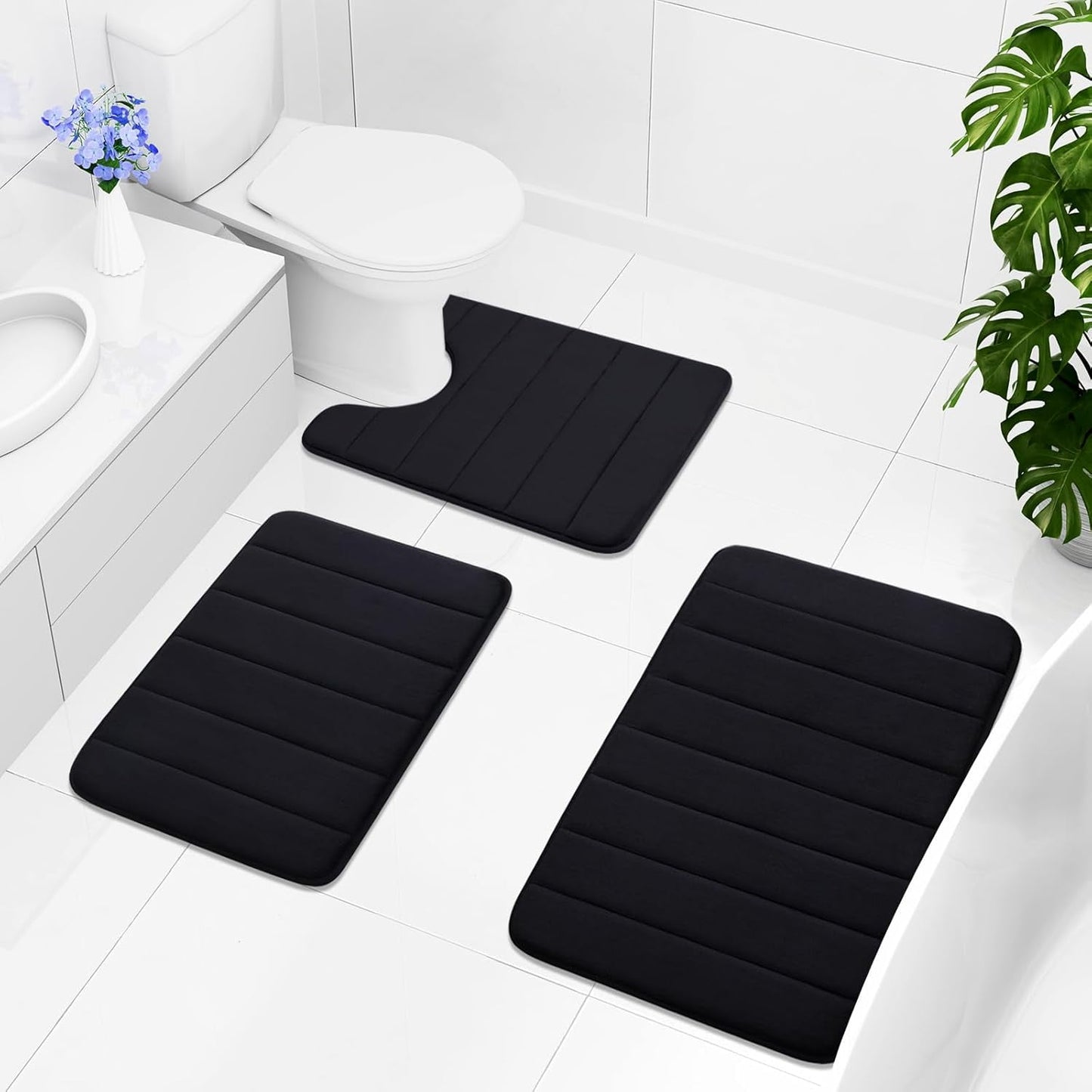 Memory Bathroom Rugs - Stripe