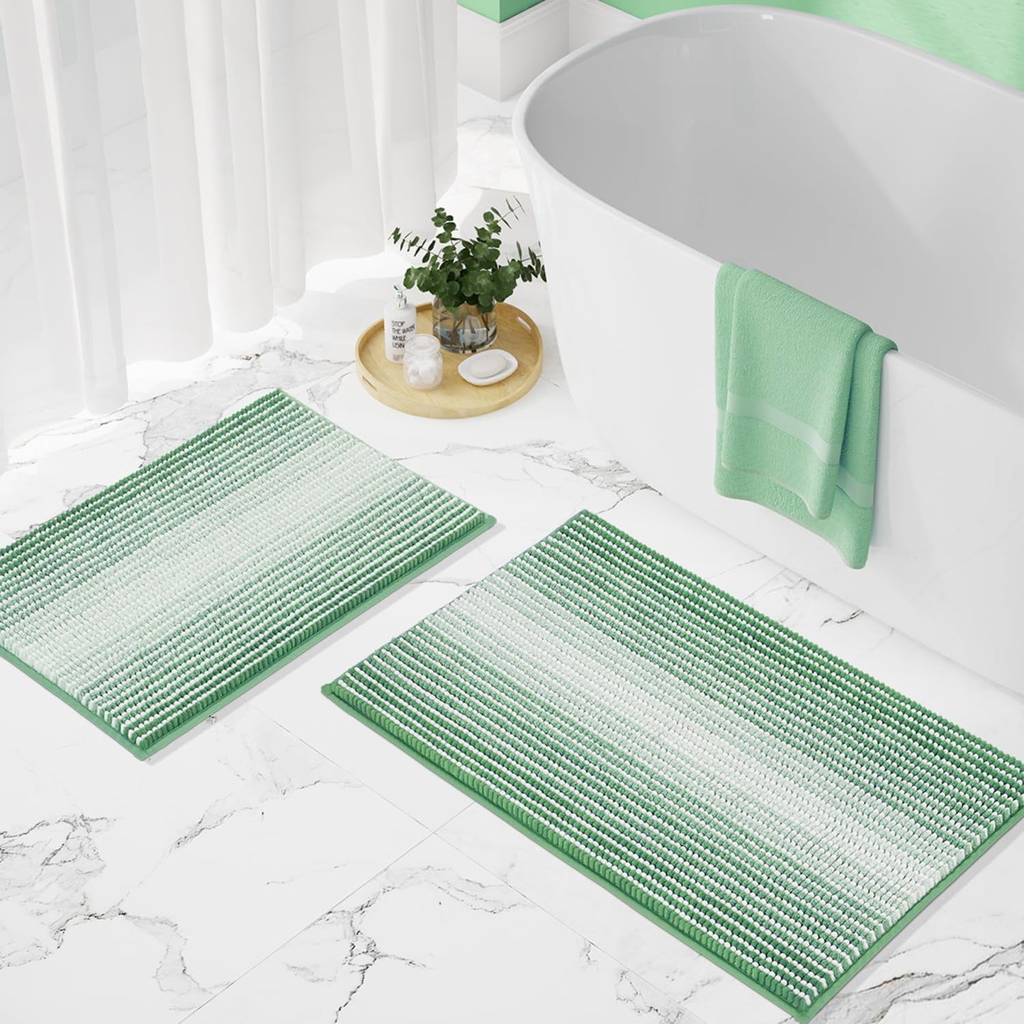 Bathroom Rugs-Gradient