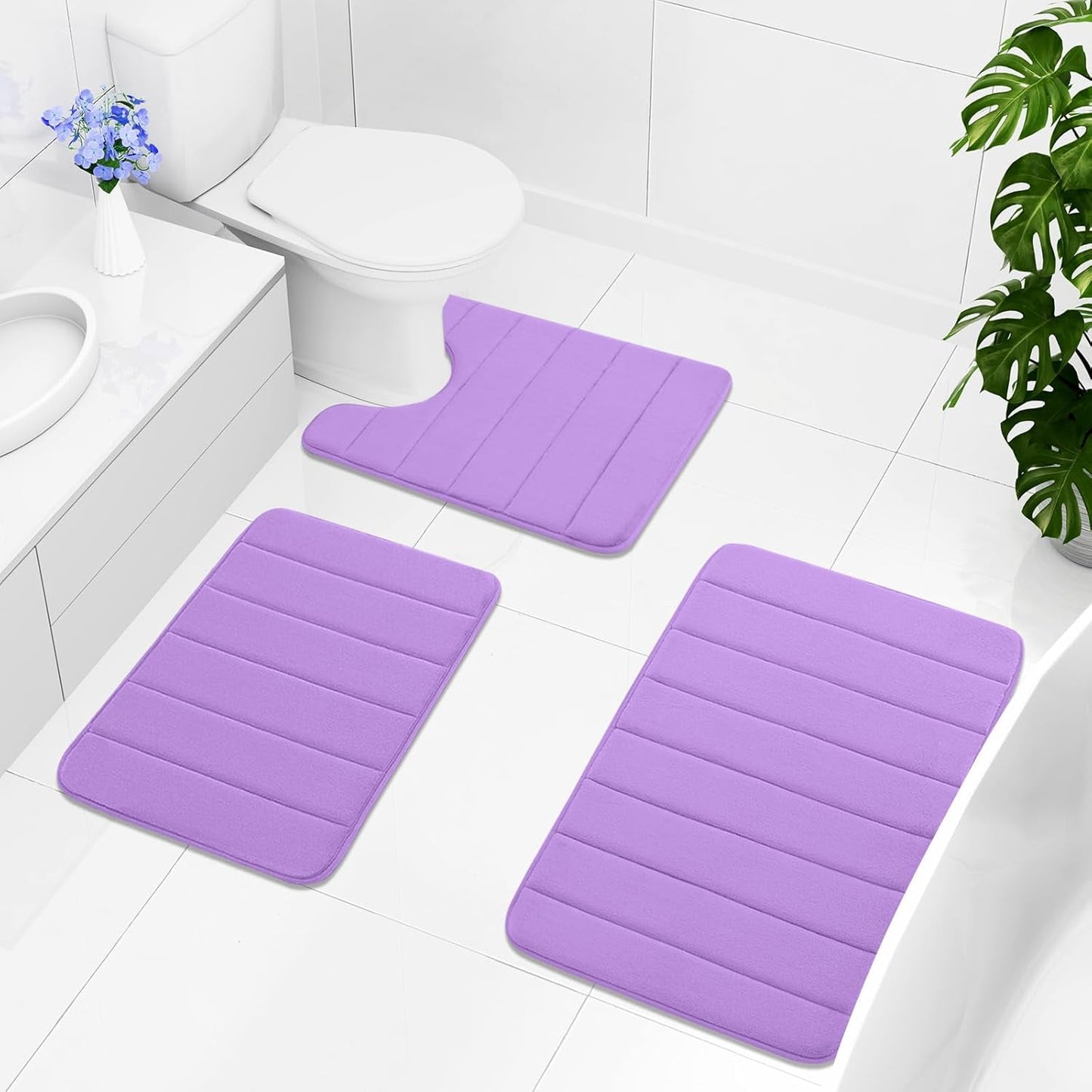 Memory Bathroom Rugs - Stripe