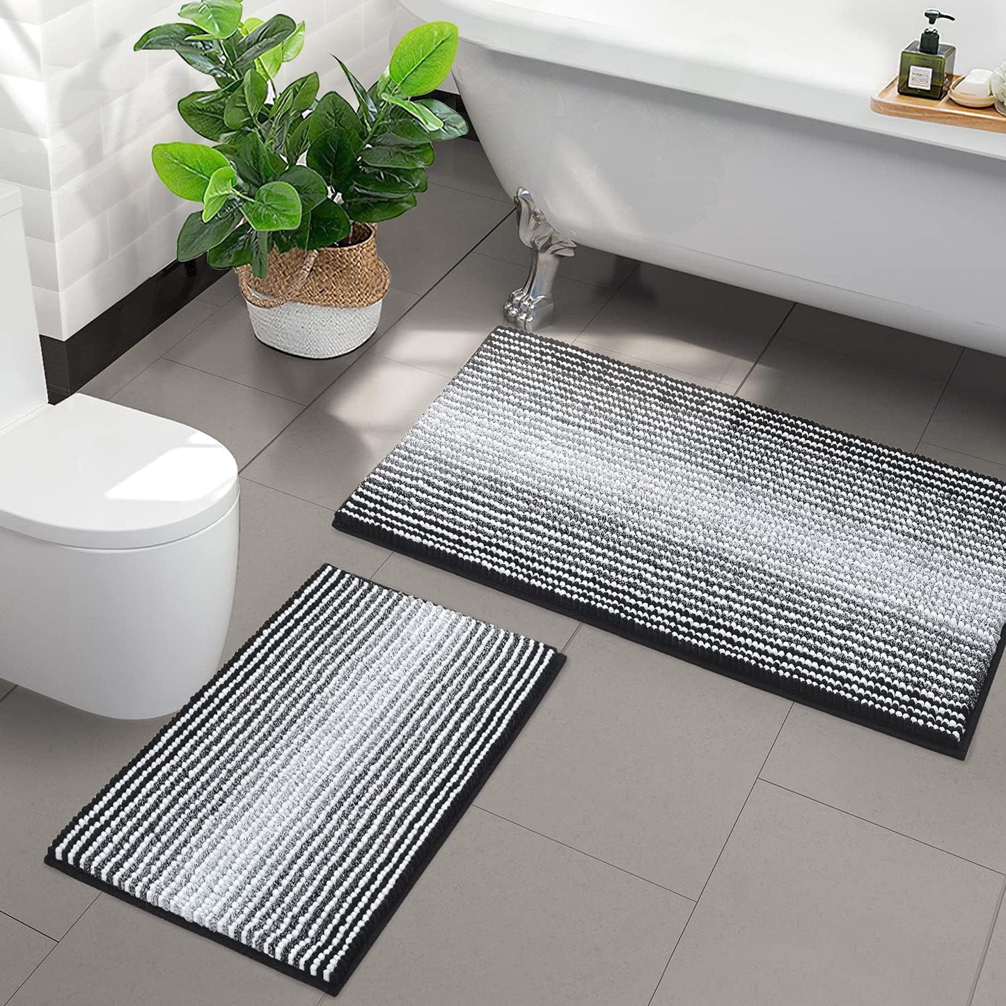 Bathroom Rugs-Gradient