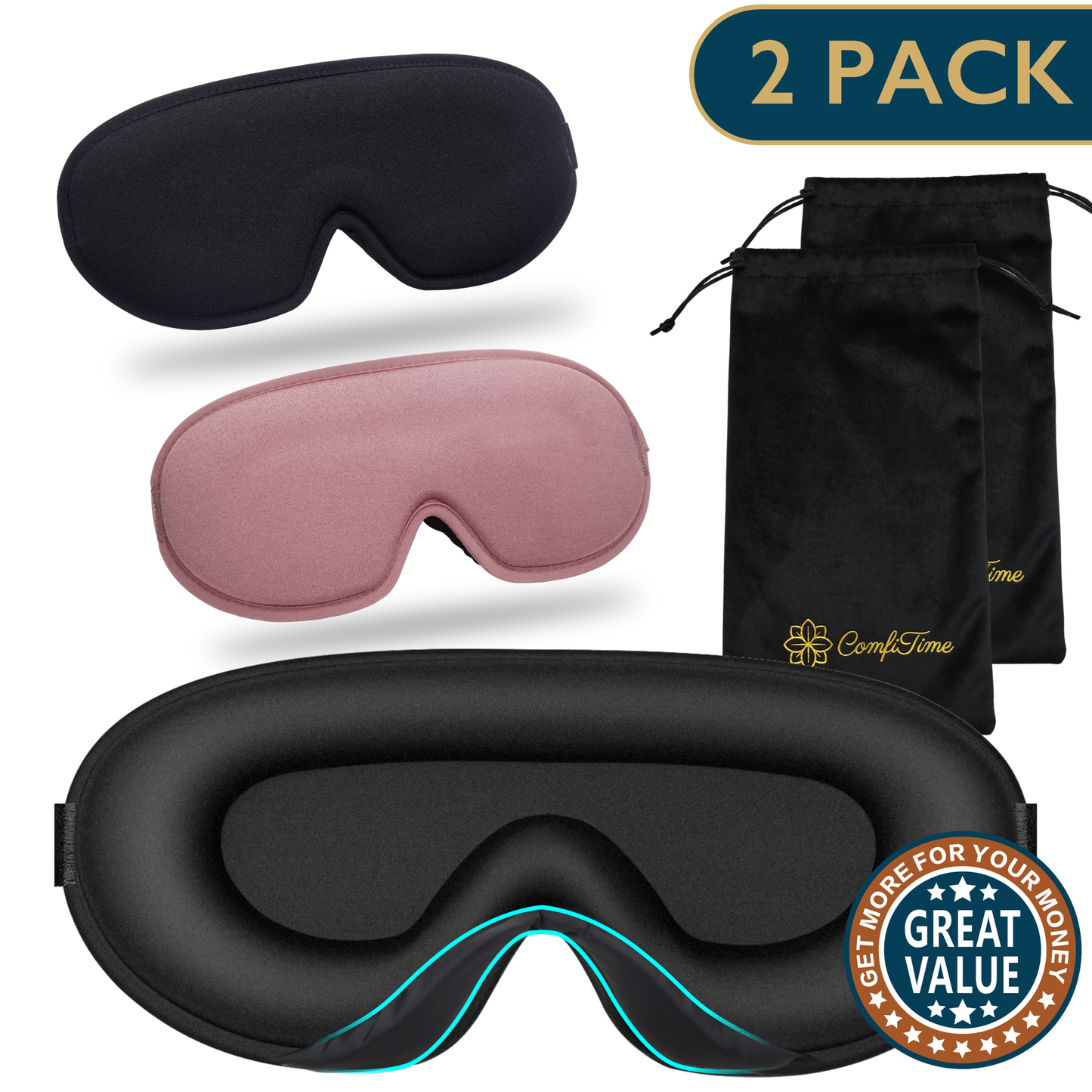 Memory Foam 3D Sleep Mask