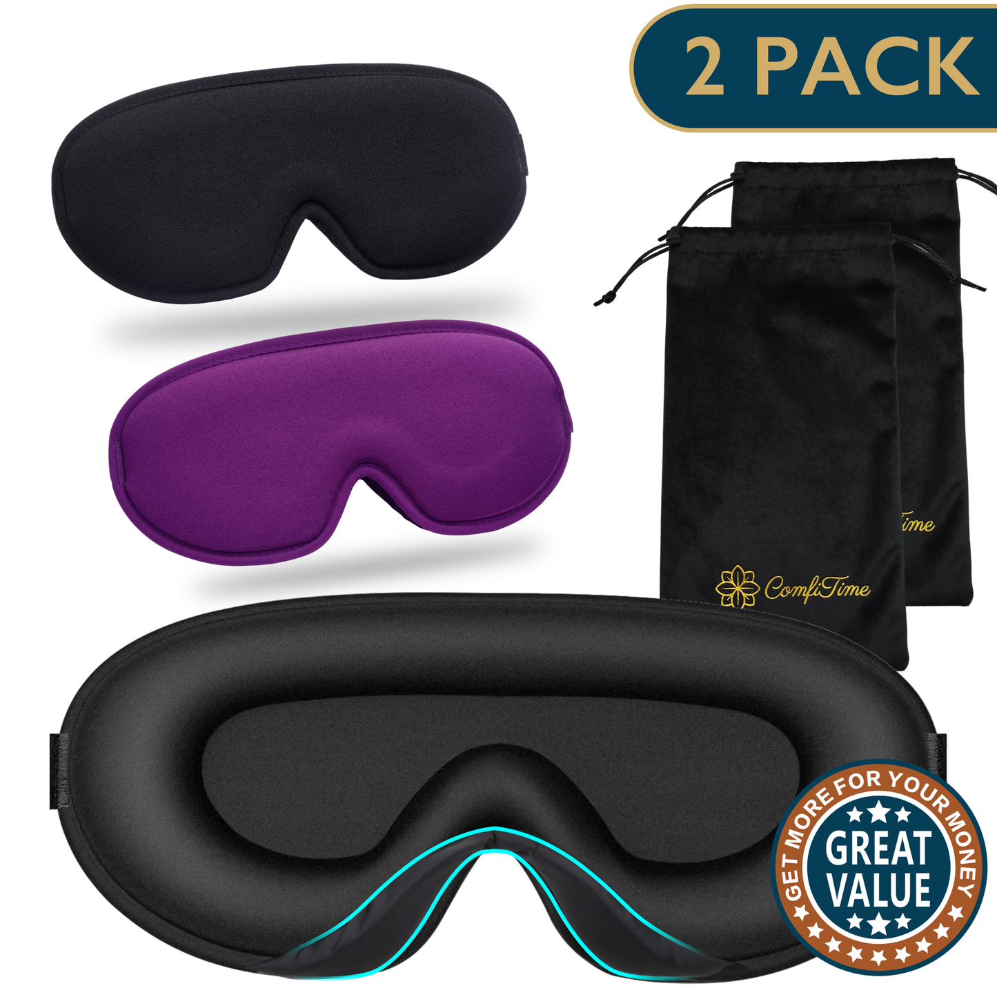 Memory Foam 3D Sleep Mask