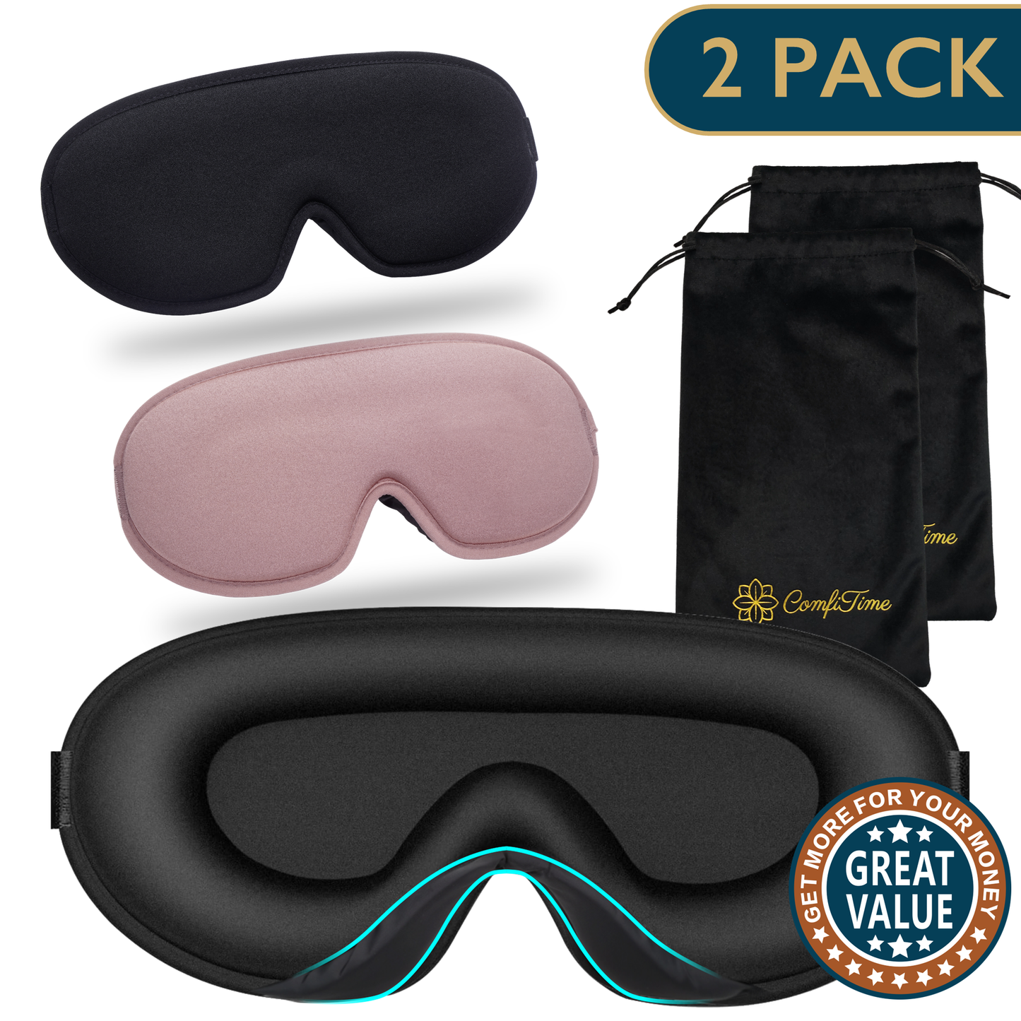 Memory Foam 3D Sleep Mask
