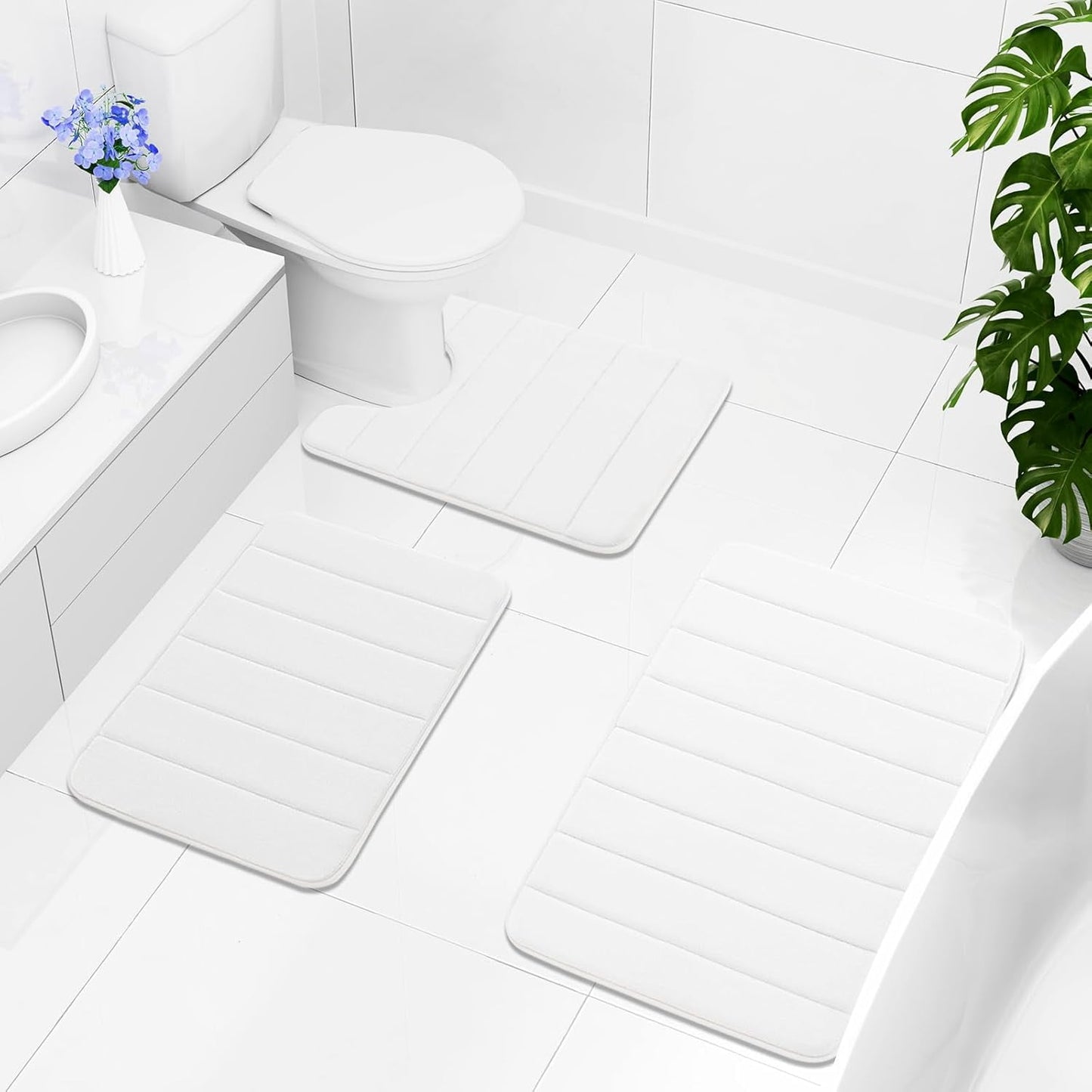 Memory Bathroom Rugs - Stripe