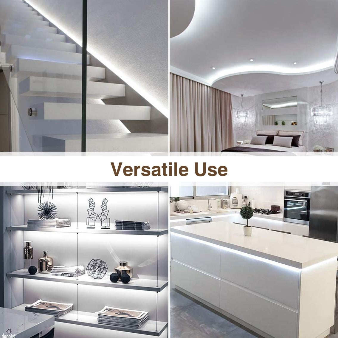 Under Cabinet LED Strip Lights With Remote Control