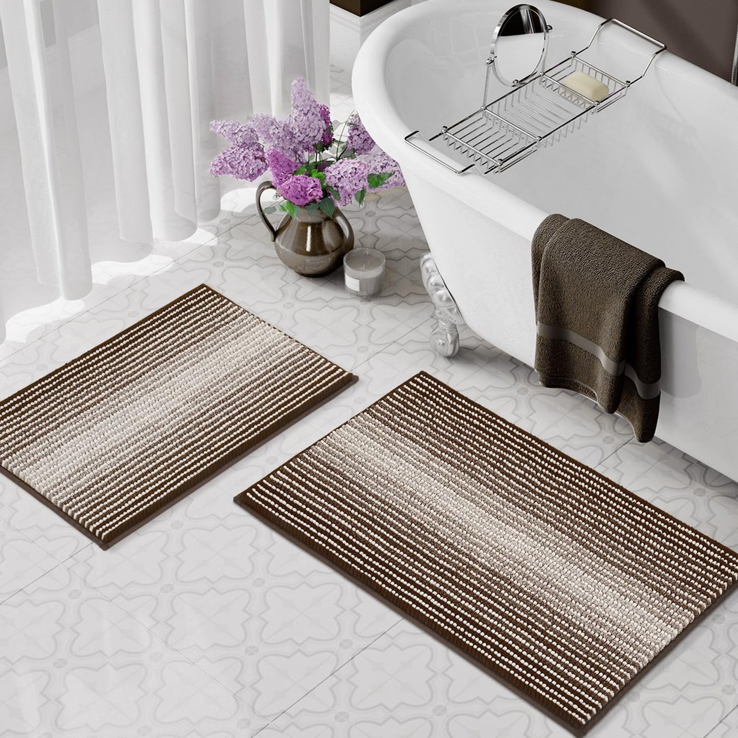 Bathroom Rugs-Gradient