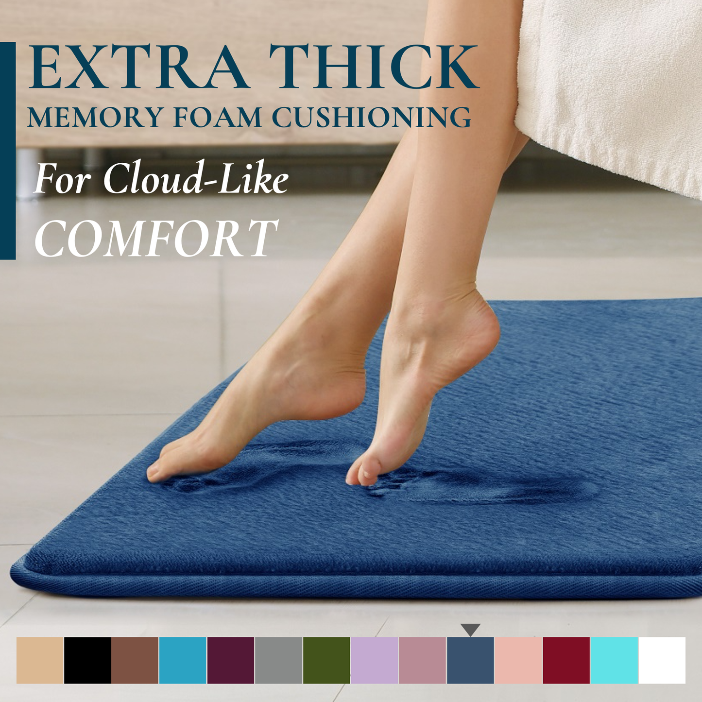Memory Foam Bathroom Rugs