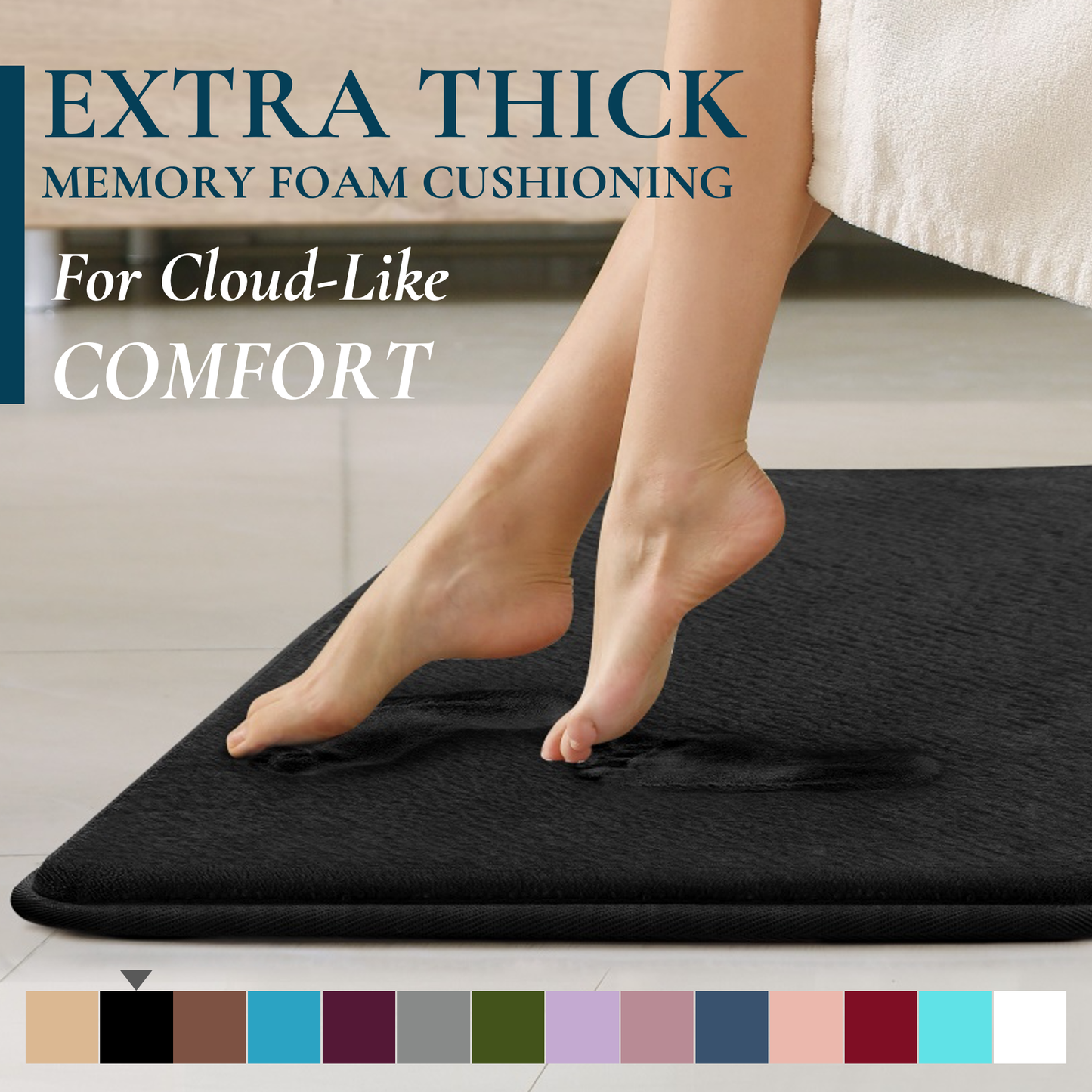 Memory Foam Bathroom Rugs