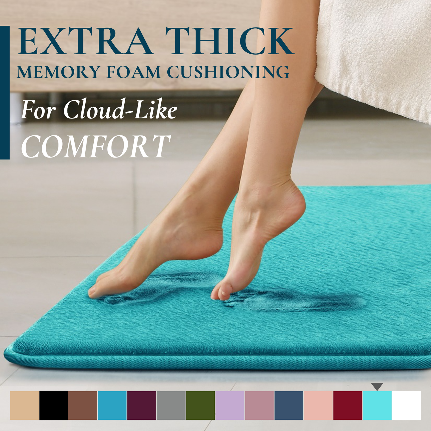 Memory Foam Bathroom Rugs