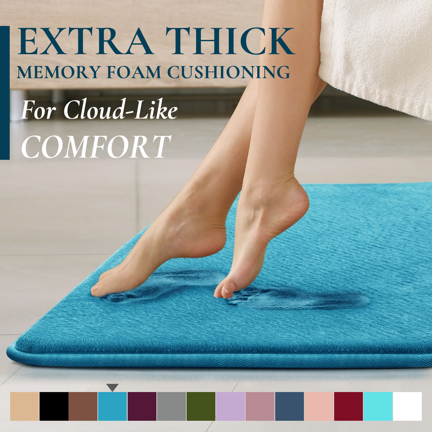 Memory Foam Bathroom Rugs