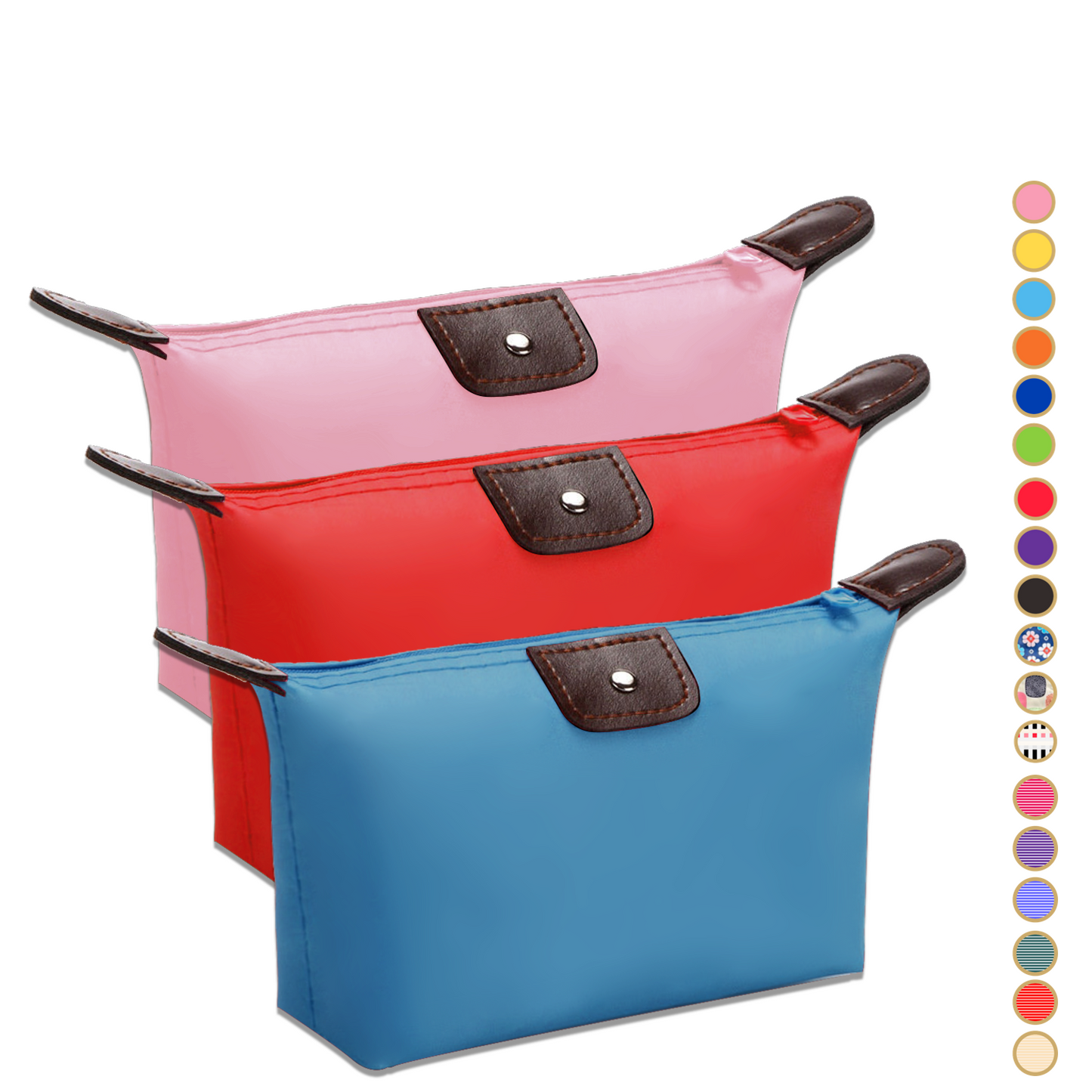 Travel Makeup Bags, 3 Pack