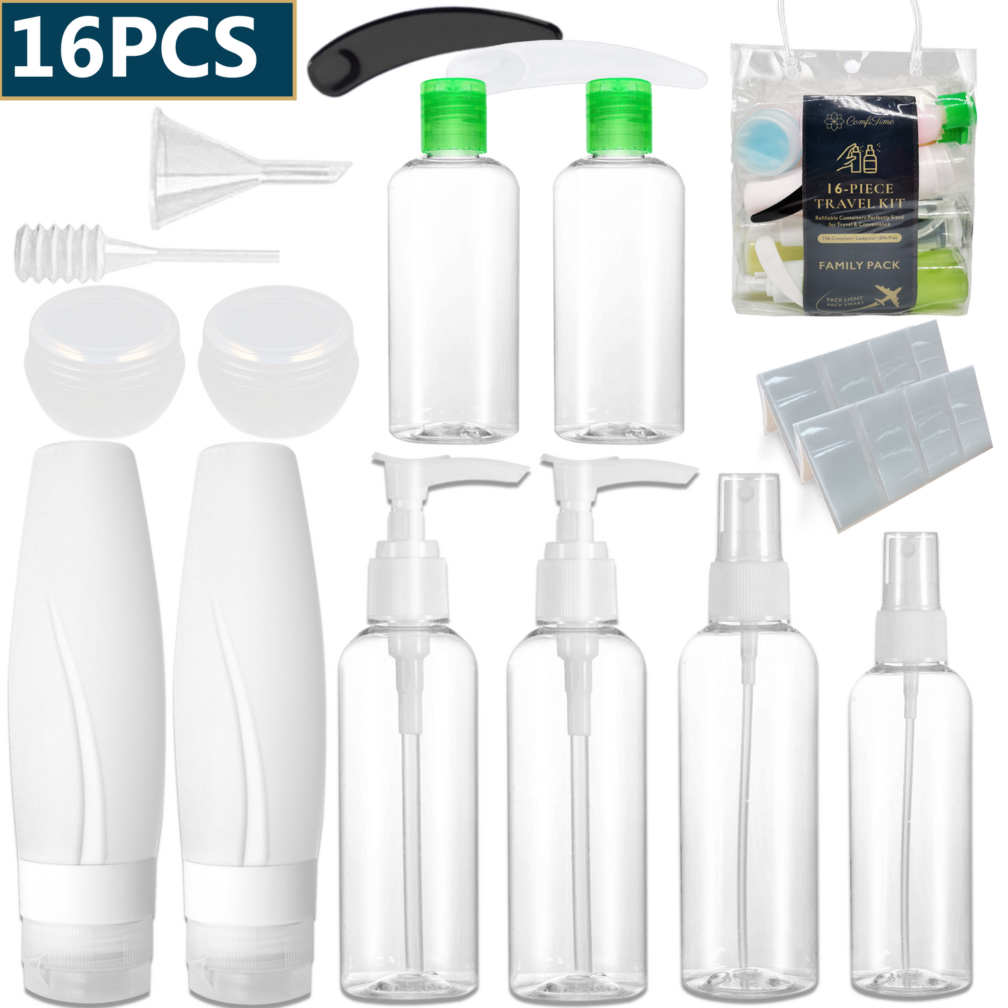 Leakproof Travel Bottles for Toiletries