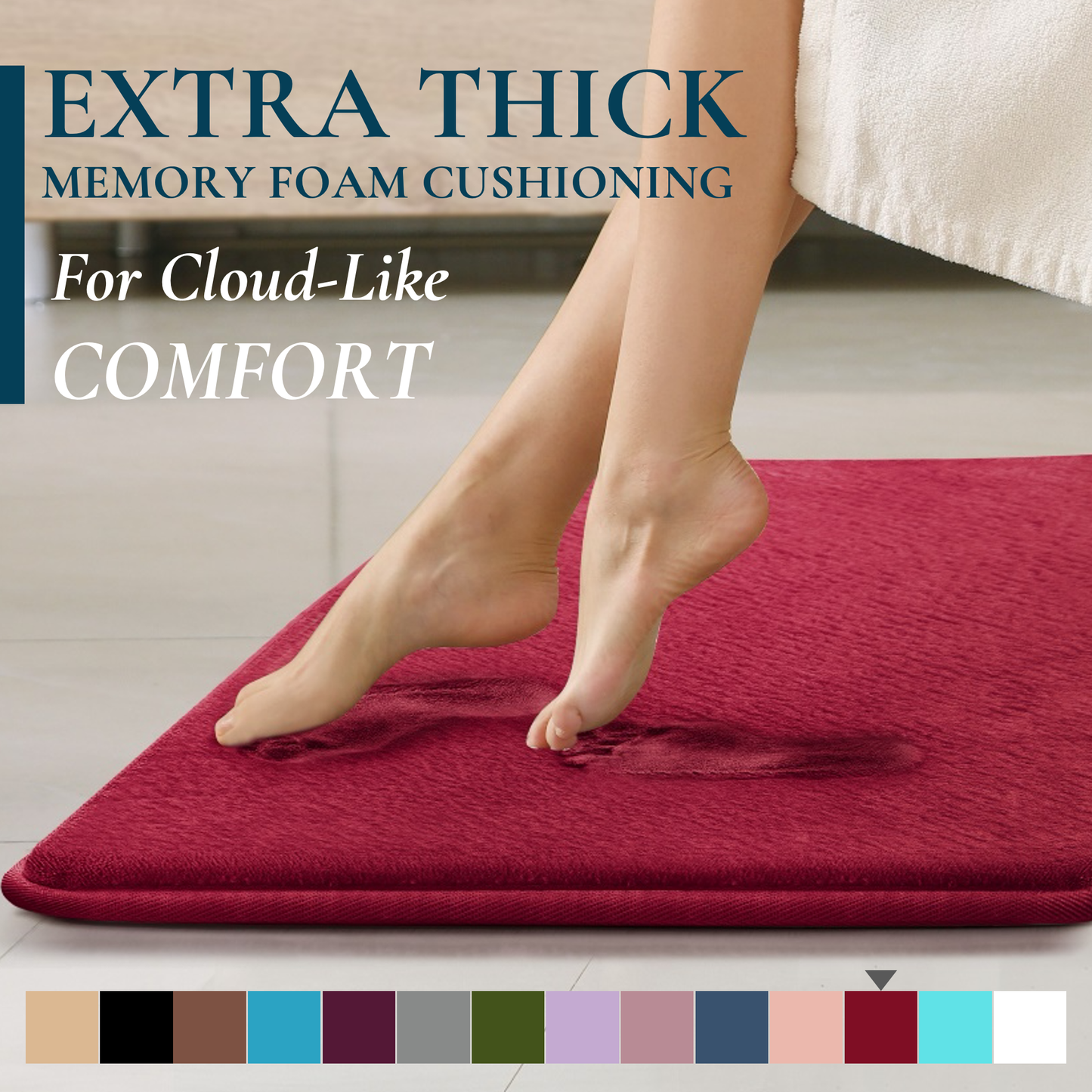 Memory Foam Bathroom Rugs
