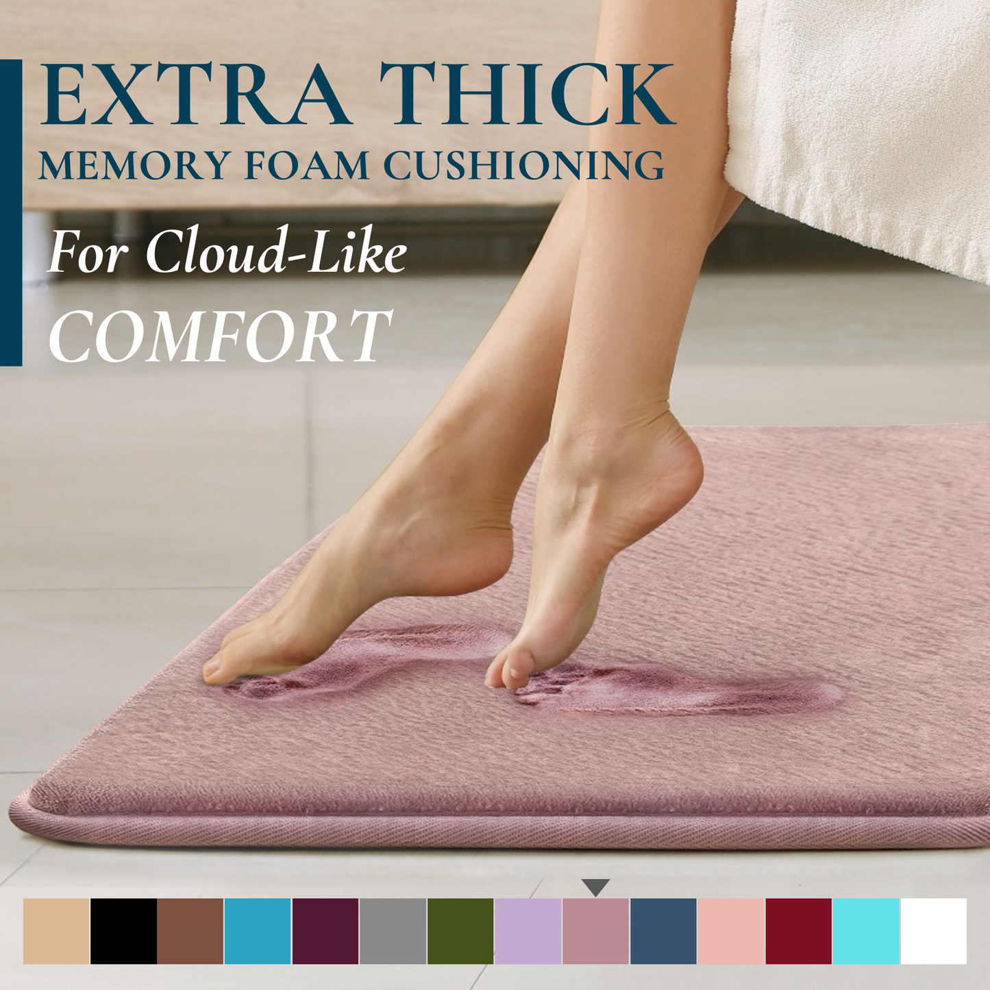 Memory Foam Bathroom Rugs