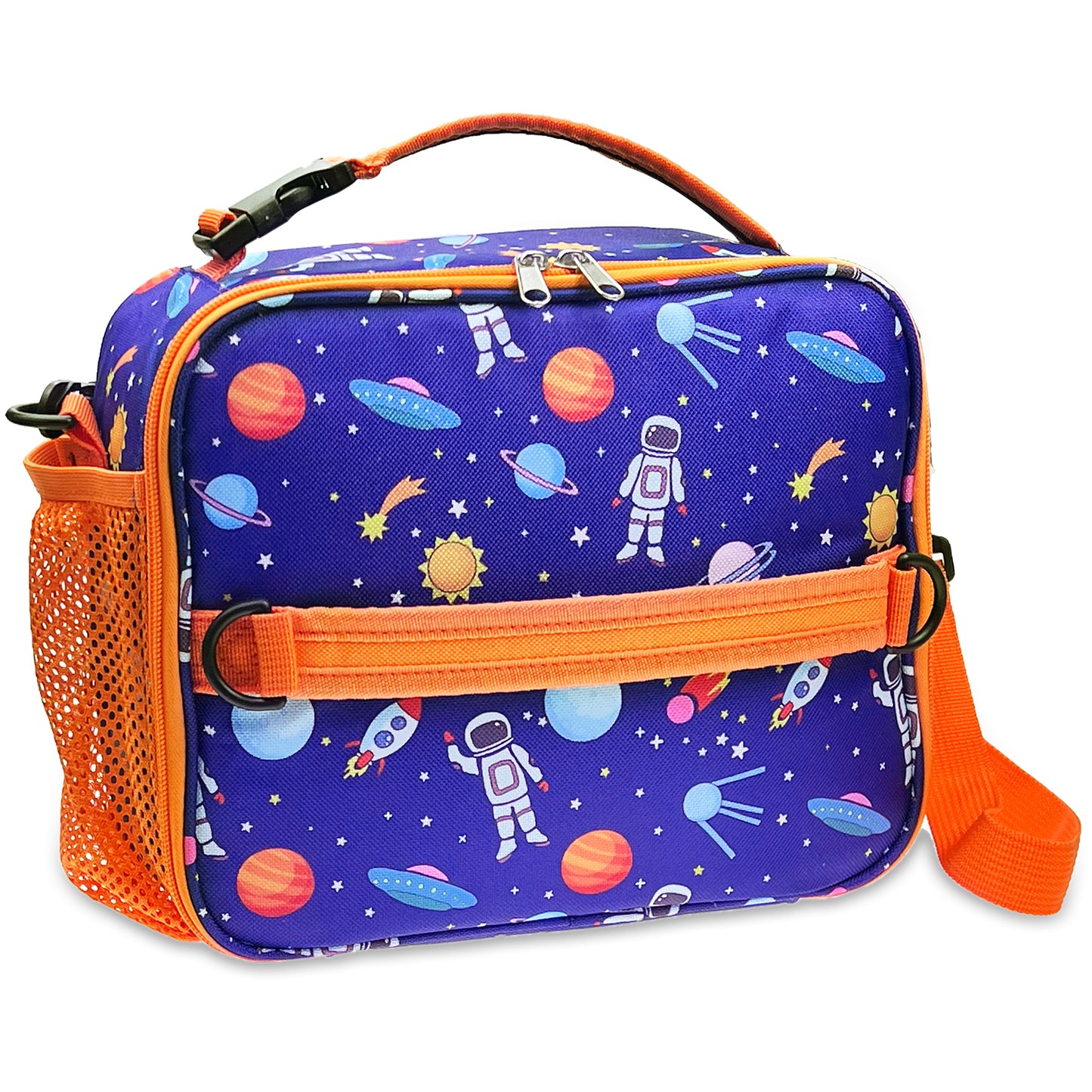 Insulated Lunch Bag for Kids With Shoulder Strap and Handles