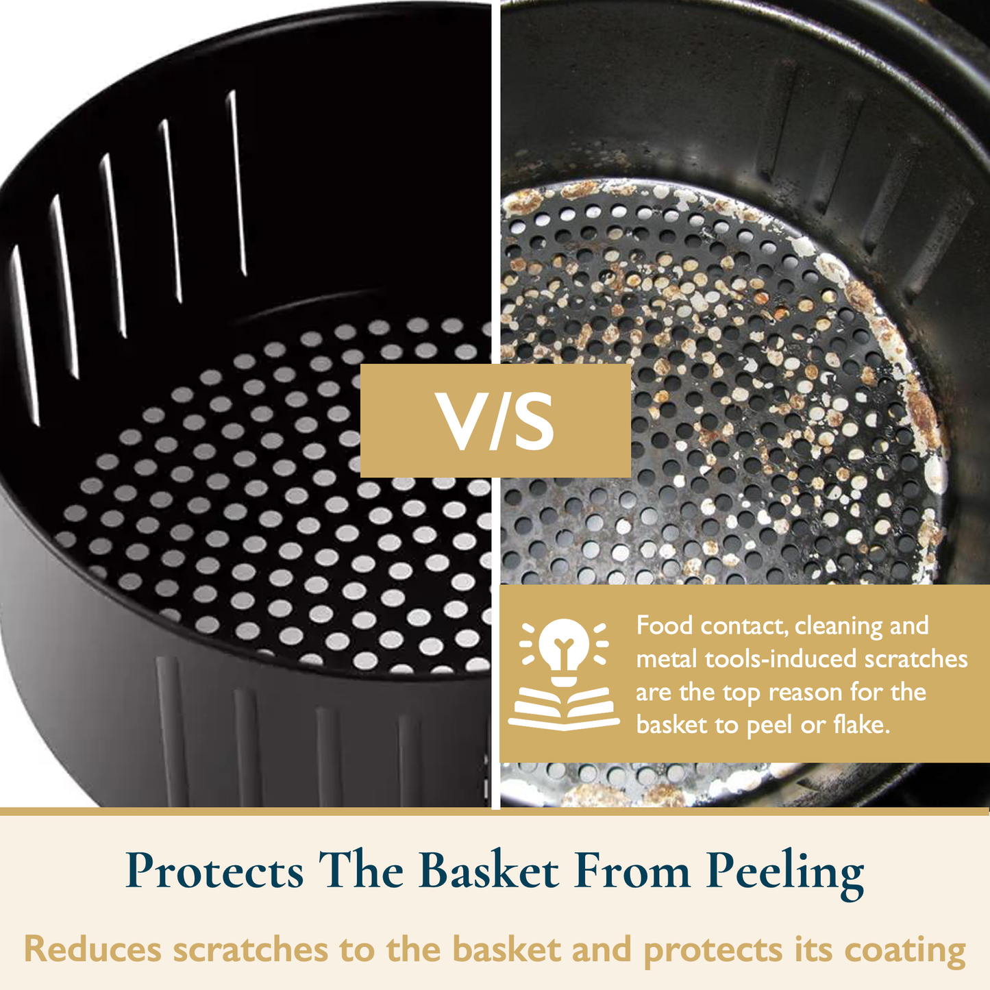 Square Air Fryer Liners for 2-8 Quart Air Fryers