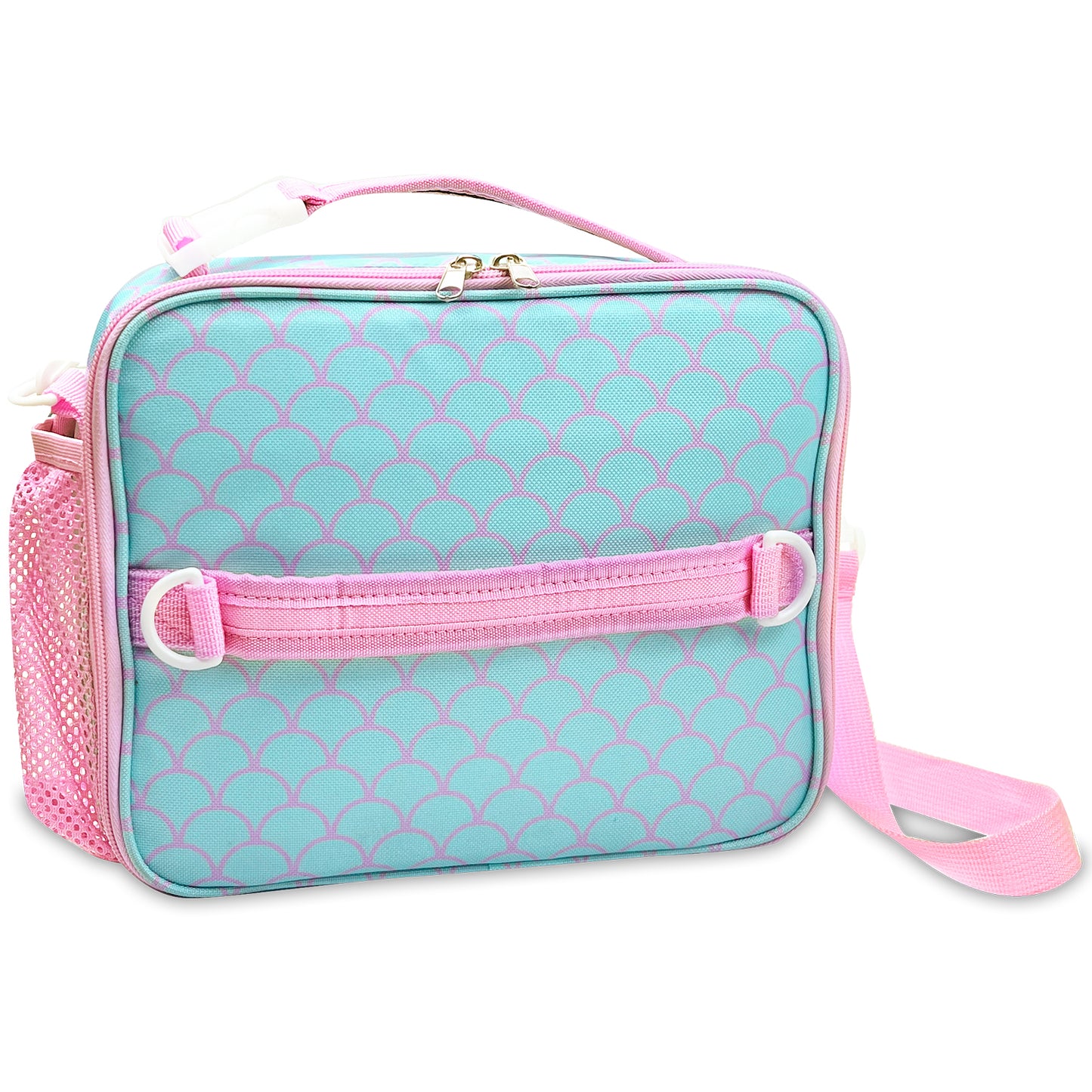 Insulated Lunch Bag for Kids With Shoulder Strap and Handles
