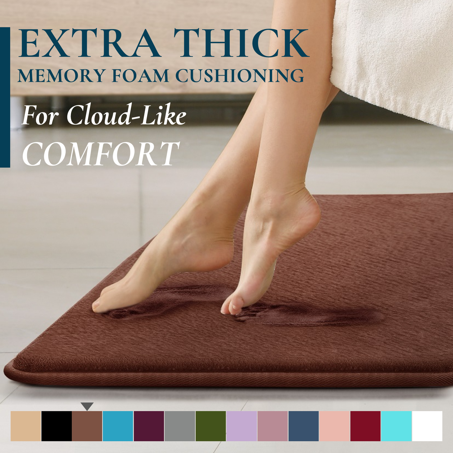 Memory Foam Bathroom Rugs