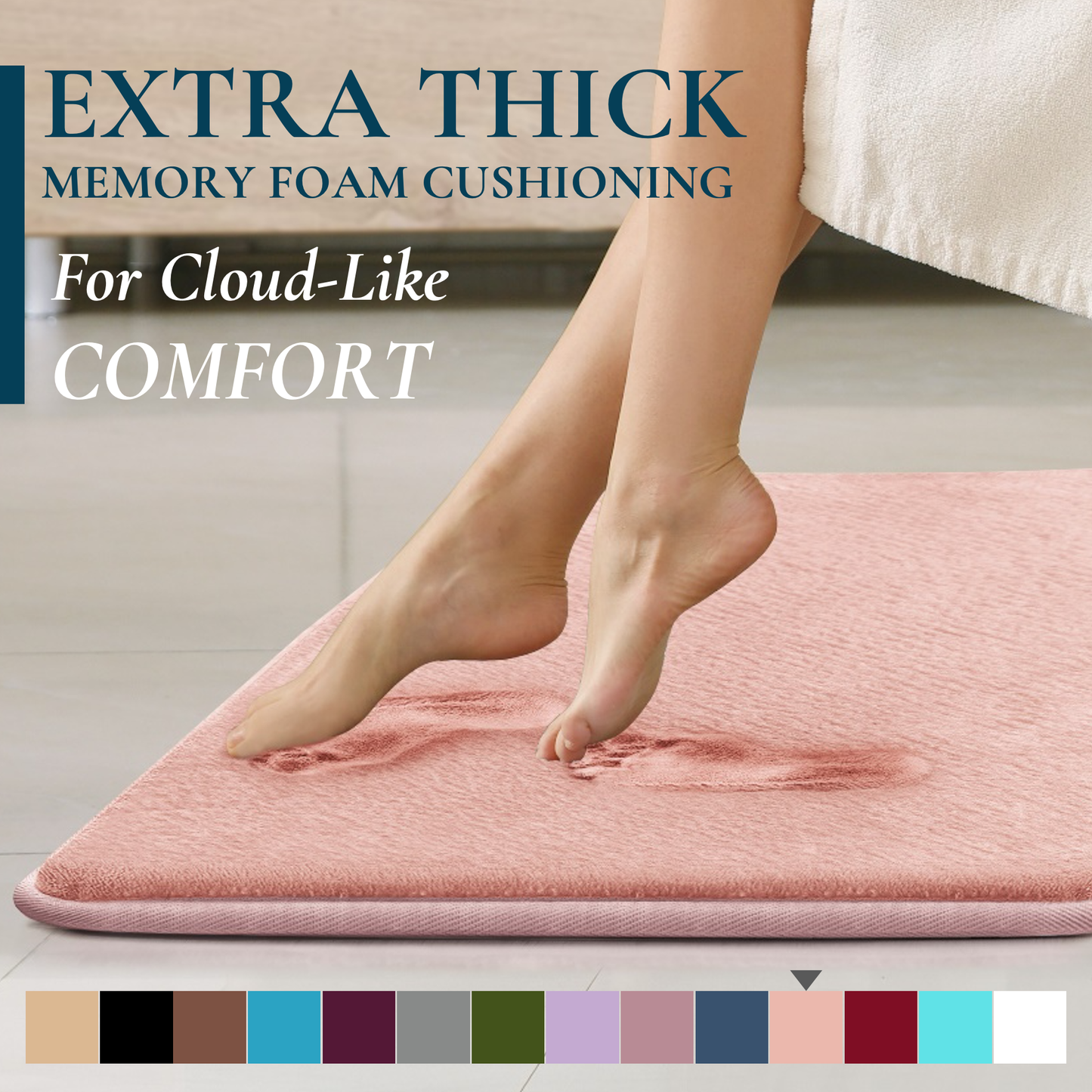 Memory Foam Bathroom Rugs