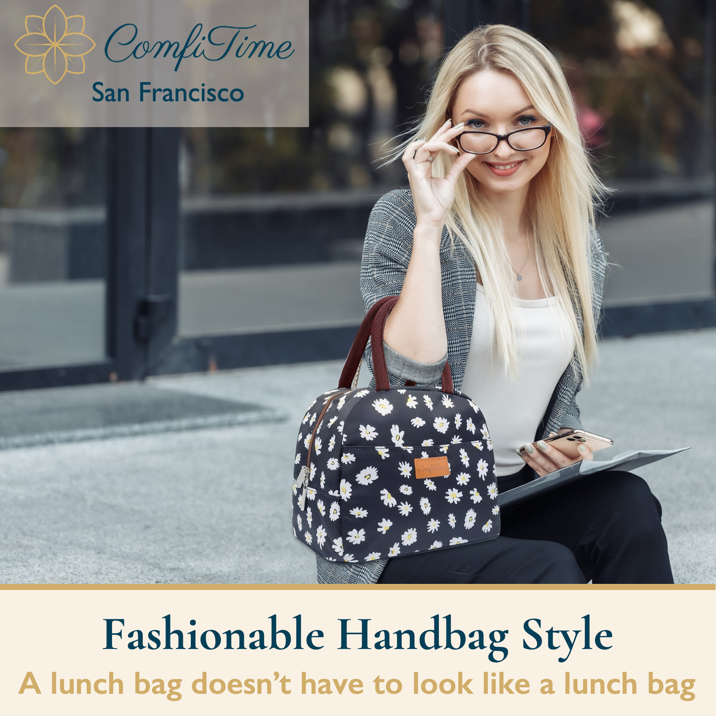 Insulated Lunch Bag for Women