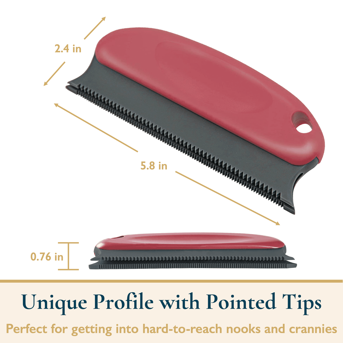 Pet Hair Remover Tool Set - Roller Brush, Mini Detailer