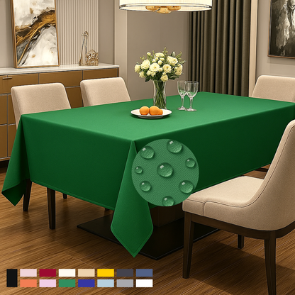 ComfiTime Durable Polyester Tablecloth Rectangle 1.0